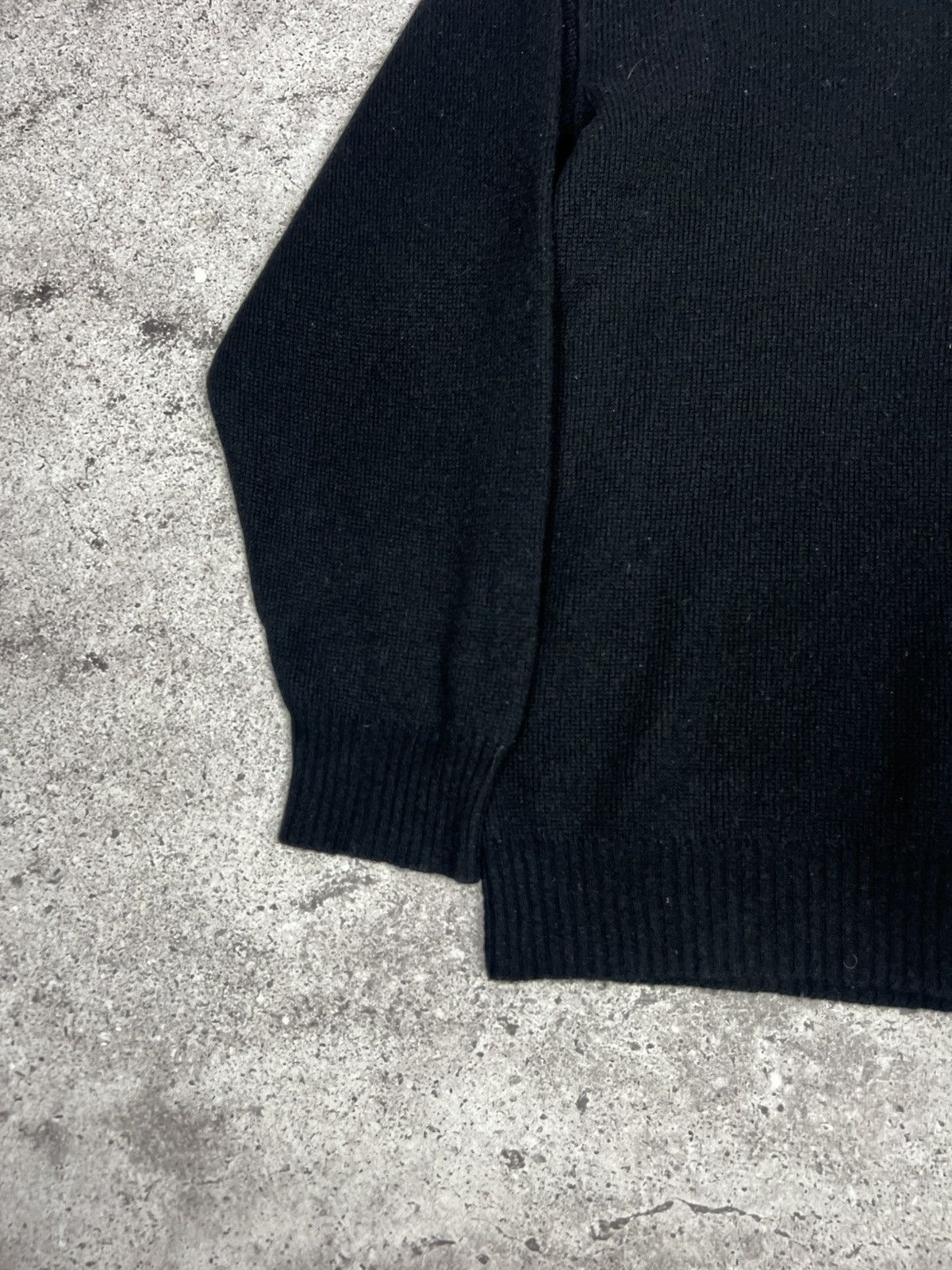 Dolce & Gabbana Dolce & Gabbana Wool Black Sweater Pocket Size US XL / EU 56 / 4 - 5 Thumbnail