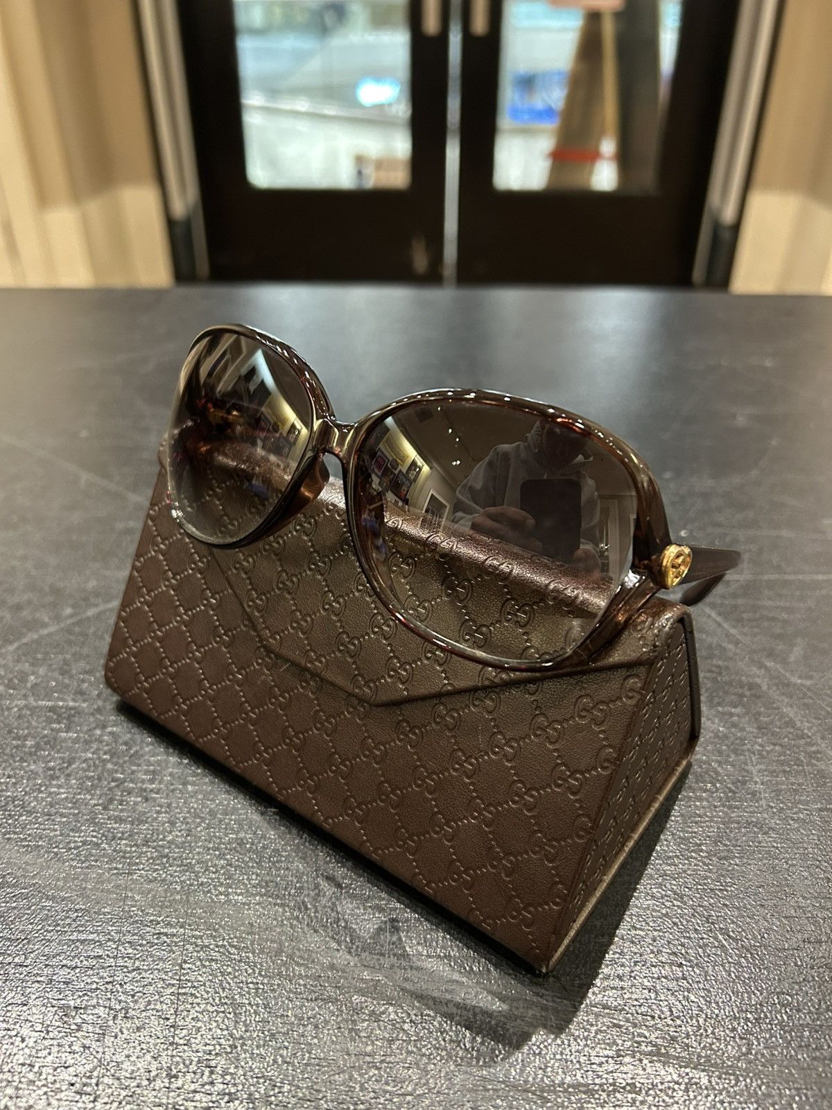 Gucci Gucci Round Sunglasses Size ONE SIZE - 1 Thumbnail