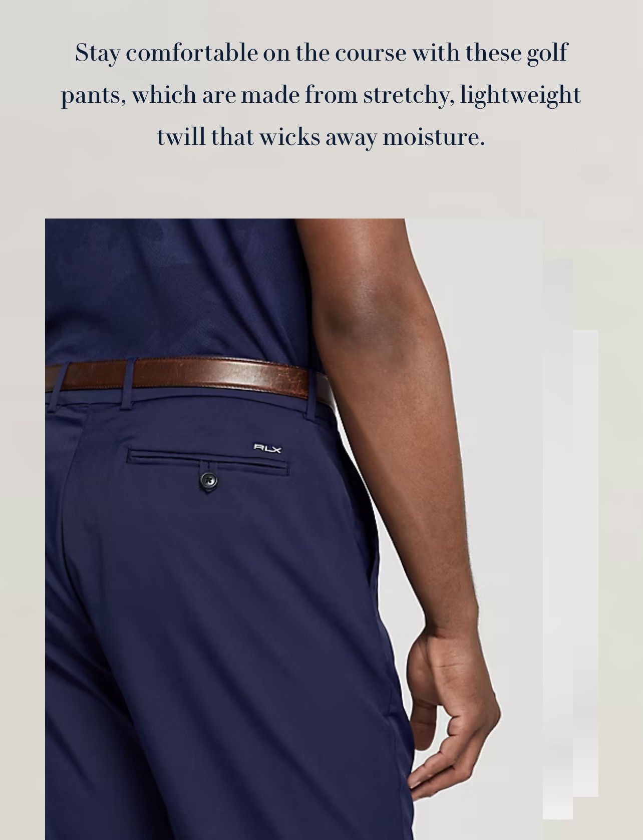 Polo Ralph Lauren Polo Ralph Lauren men’s golf pants 32x32 navy NWT Size US 32 / EU 48 - 3 Thumbnail