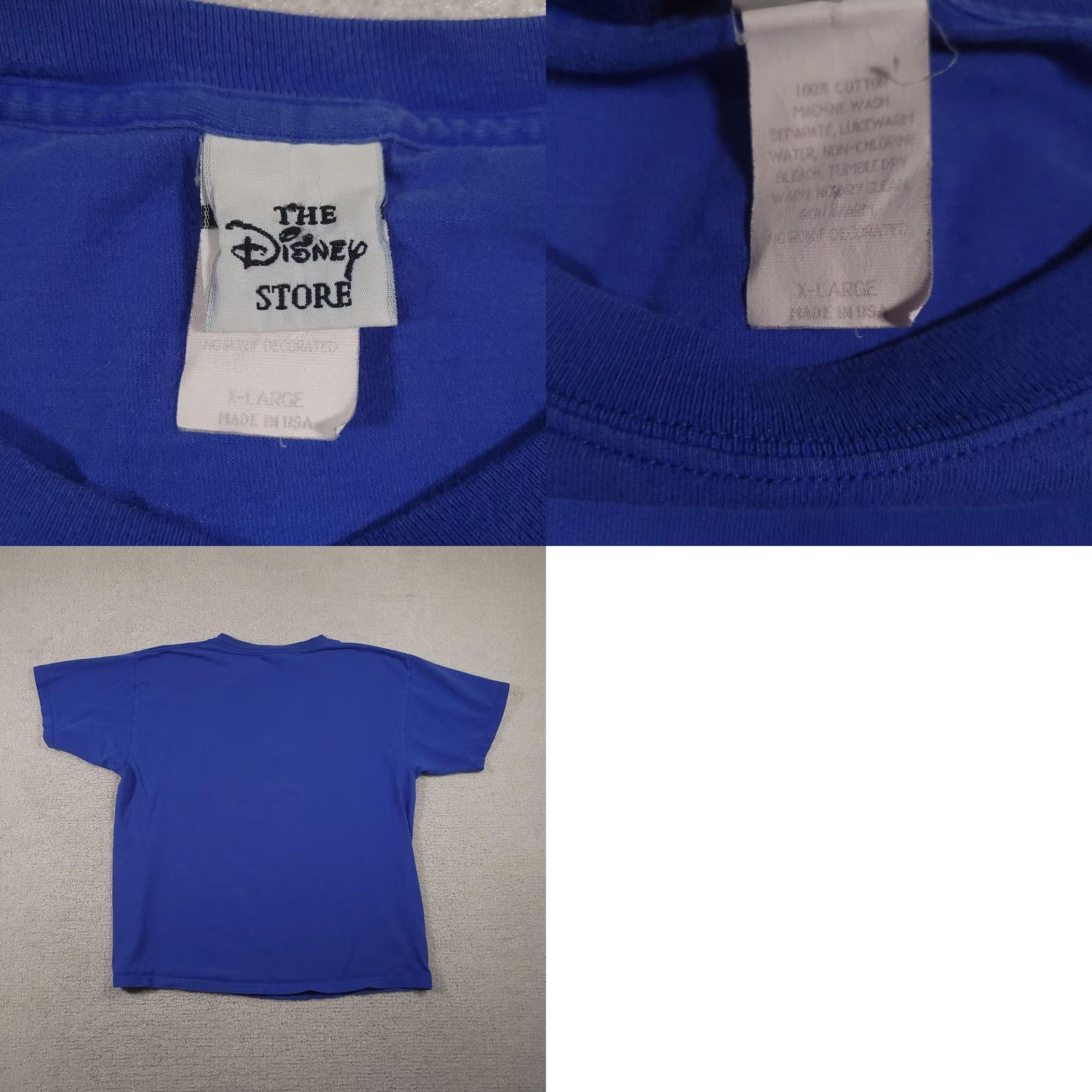 Disney VINTAGE Disney Mickey Mouse Shirt Mens XL Blue Graphic Tee Crewneck Made USA 90s Size US XL / EU 56 / 4 - 9 Thumbnail
