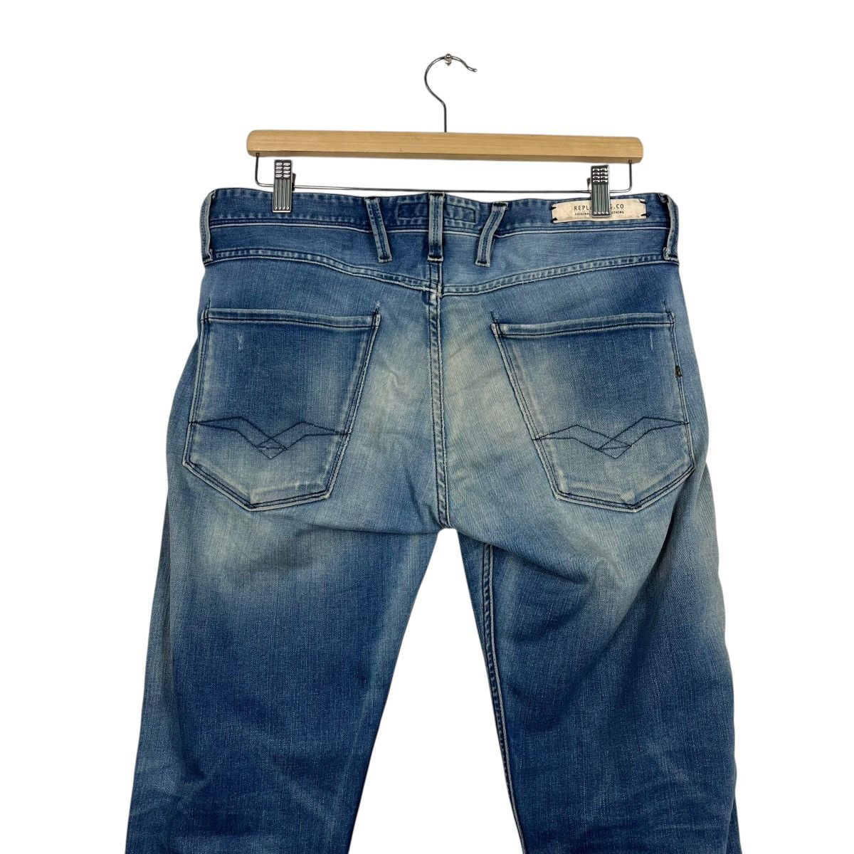 Replay Vintage Replay Distressed Denim Jeans Size US 32 / EU 48 - 9 Thumbnail