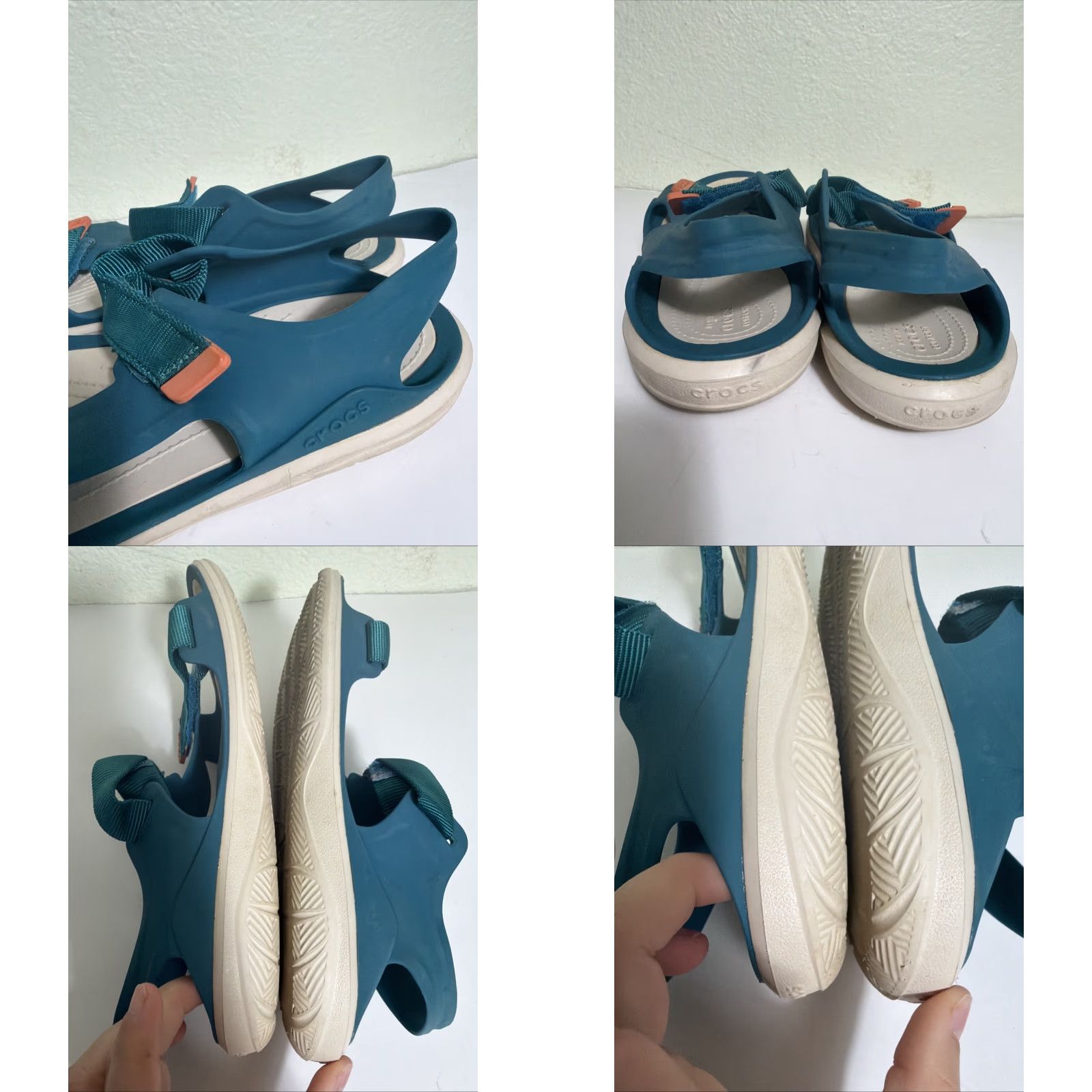 Crocs Crocs Swiftwater Expedition Sandal Adjustable Women Size 9 Juniper/Stucco Beige Fisherman Rubber Shoes Sandal Size US 9 / IT 39 - 9 Thumbnail