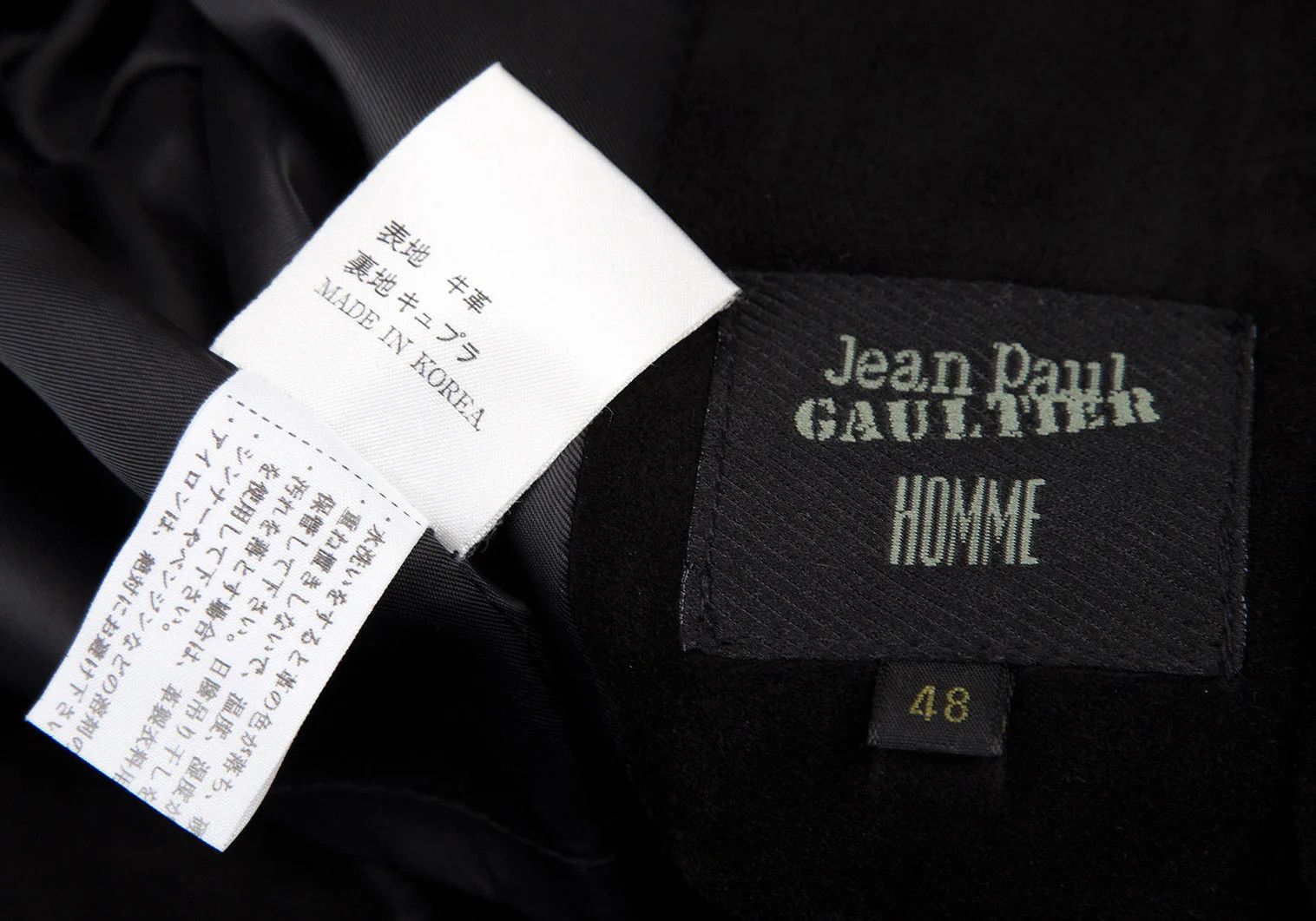 Jean Paul Gaultier Suede Snap Button Jacket in Black, Size 48 Size US M / EU 48-50 / 2 - 17 Thumbnail