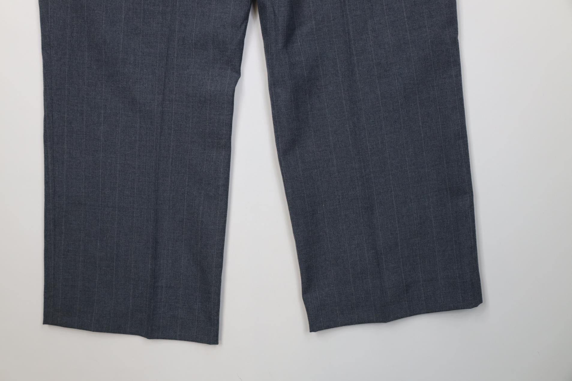 Vintage Vintage 70s Streetwear Knit Striped Wide Leg Chino Pants Size US 36 / EU 52 - 11 Thumbnail
