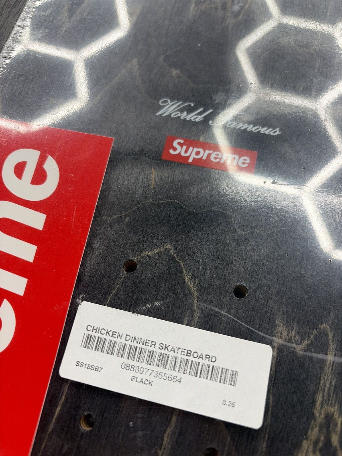 Supreme Supreme Chicken Dinner Skate Deck Black Size ONE SIZE - 4 Thumbnail