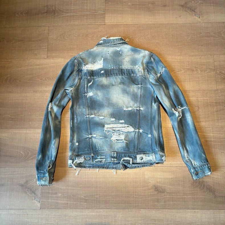 Amiri Amiri Amiri17ss authentic oil-stained denim jacket 2502-Nex Size US S / EU 44-46 / 1 - 2 Thumbnail