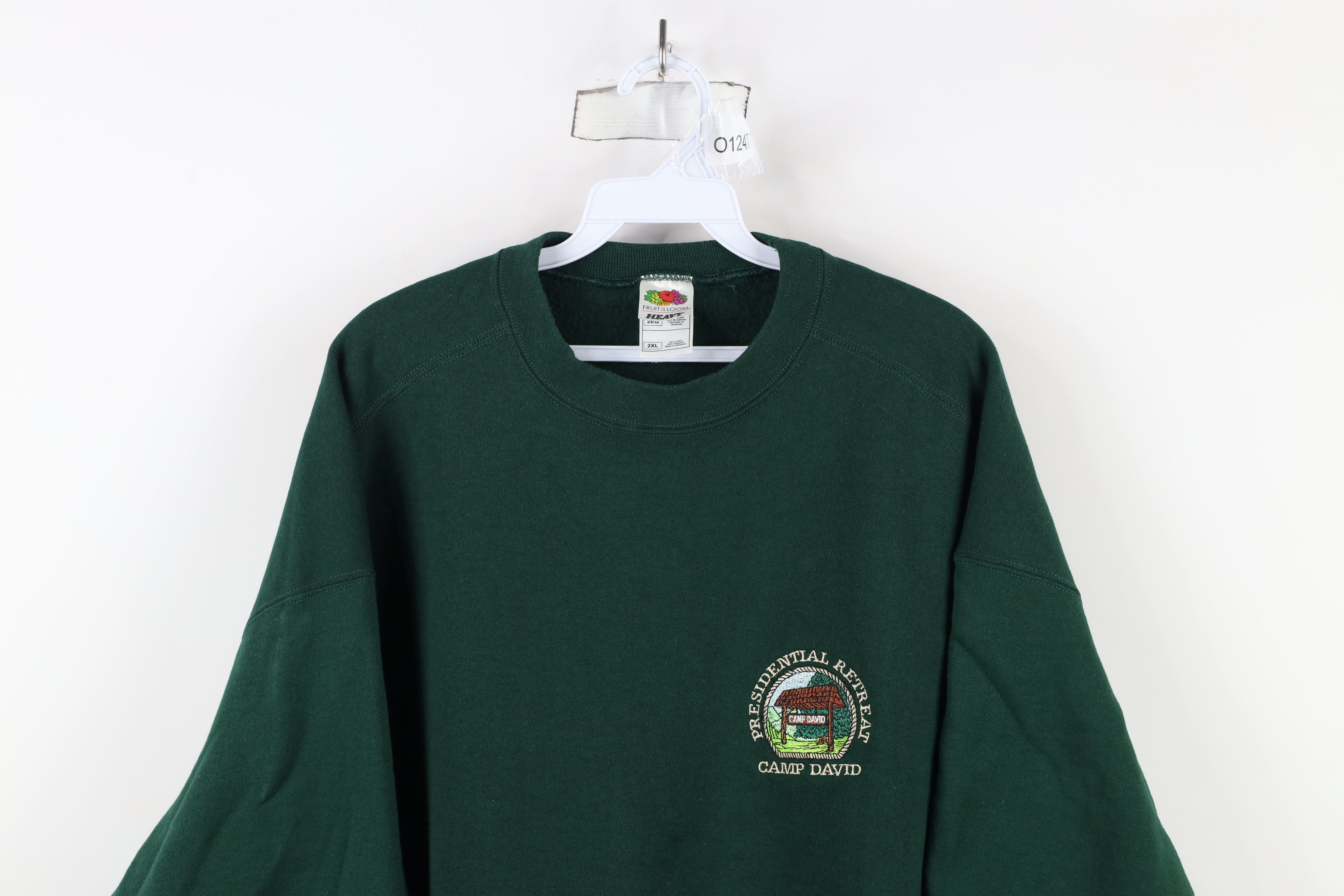 Vintage Vintage 90s Presidential Camp David Crewneck Sweatshirt Size US XXL / EU 58 / 5 - 2 Thumbnail