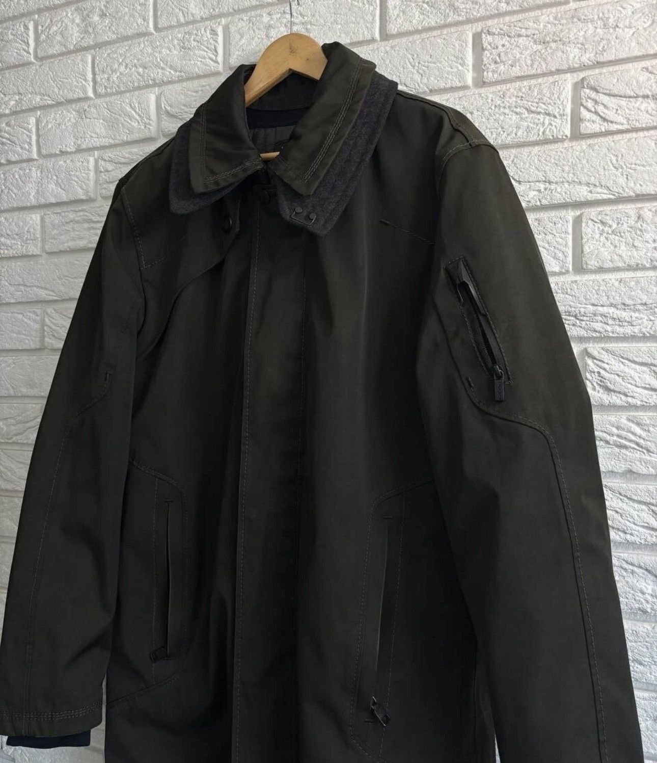 g-lab G-Lab mens coat jacket with warm liningdark green size XL Size US XL / EU 56 / 4 - 8 Thumbnail