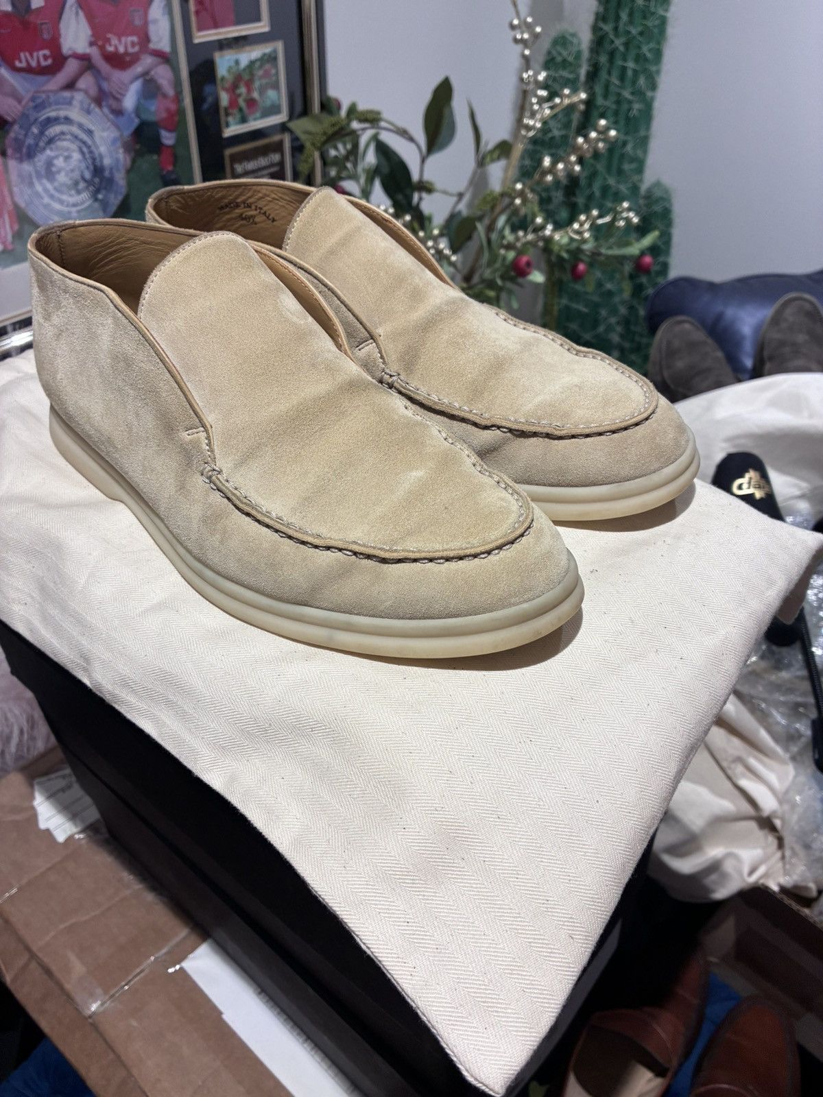 Loro Piana Loro piana beige open walk uk 6.5 eu 40.5 Size US 7.5 / EU 40-41 - 1 Thumbnail
