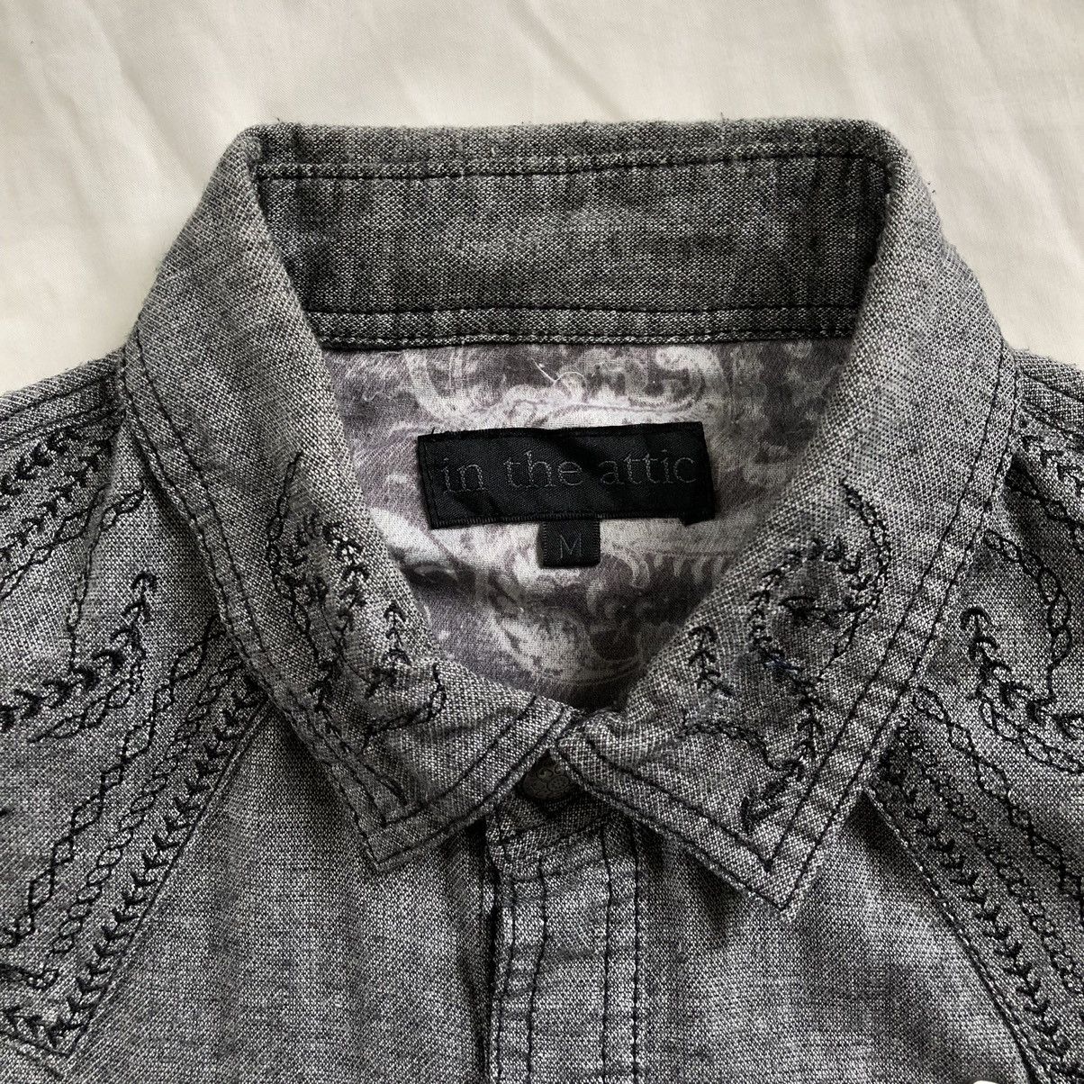 In The Attic IN THE ATTIC Rare Design Western Button Shirt Size US M / EU 48-50 / 2 - 6 Thumbnail