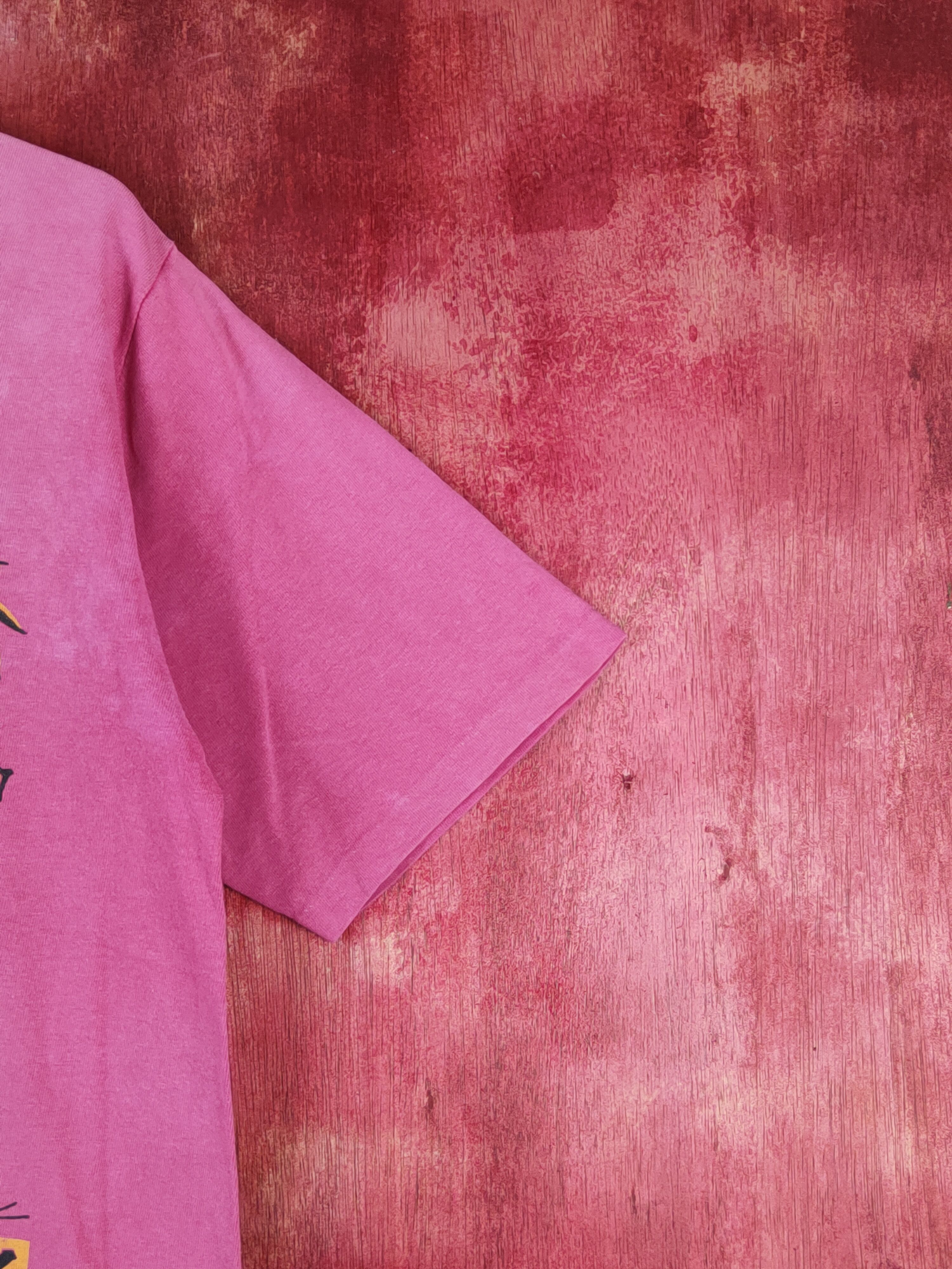 Band Tees 1965 Woodstock pink faded vintage tee #S2301 Size US M / EU 48-50 / 2 - 8 Thumbnail