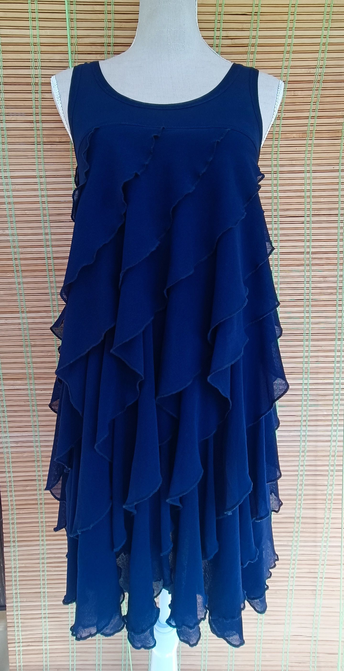 Jean Paul Gaultier 2000's _ Ruffles Tank dress Size L / US 10 / IT 46 - 1 Thumbnail