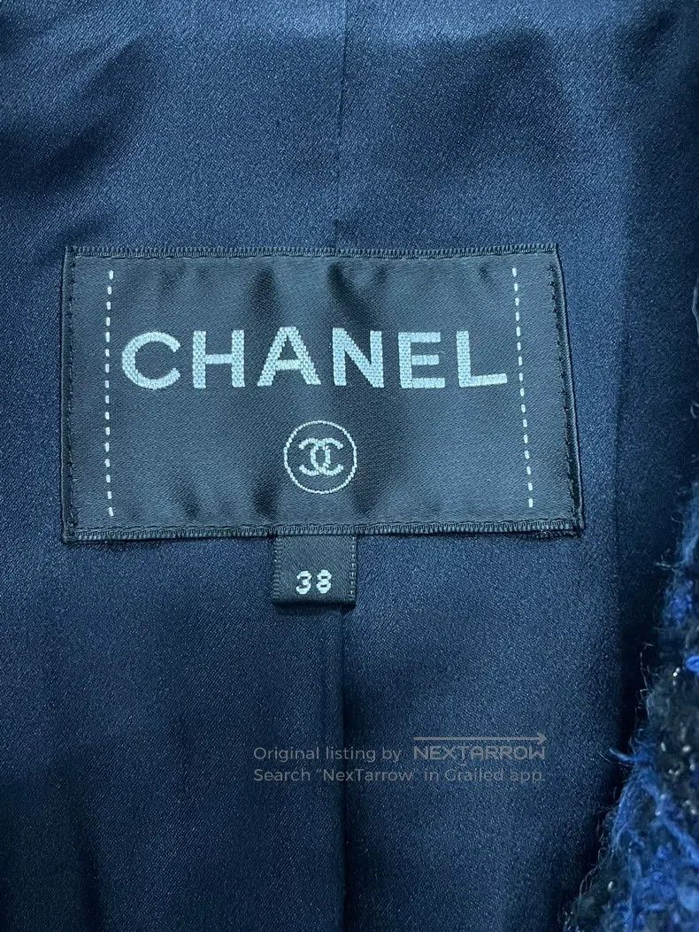 Chanel Chanel Ground Control Centre Series Blue Silhouette Lapel Size XS / US 0-2 / IT 36-38 - 3 Thumbnail