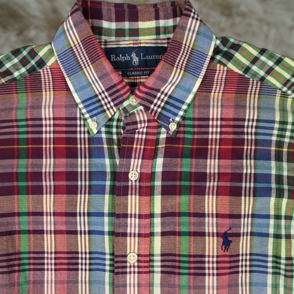 Ralph Lauren Ralph Lauren Shirt Mens Small Red Plaid Pony Casual Button Up Short Sleeve Size US S / EU 44-46 / 1 - 1 Thumbnail