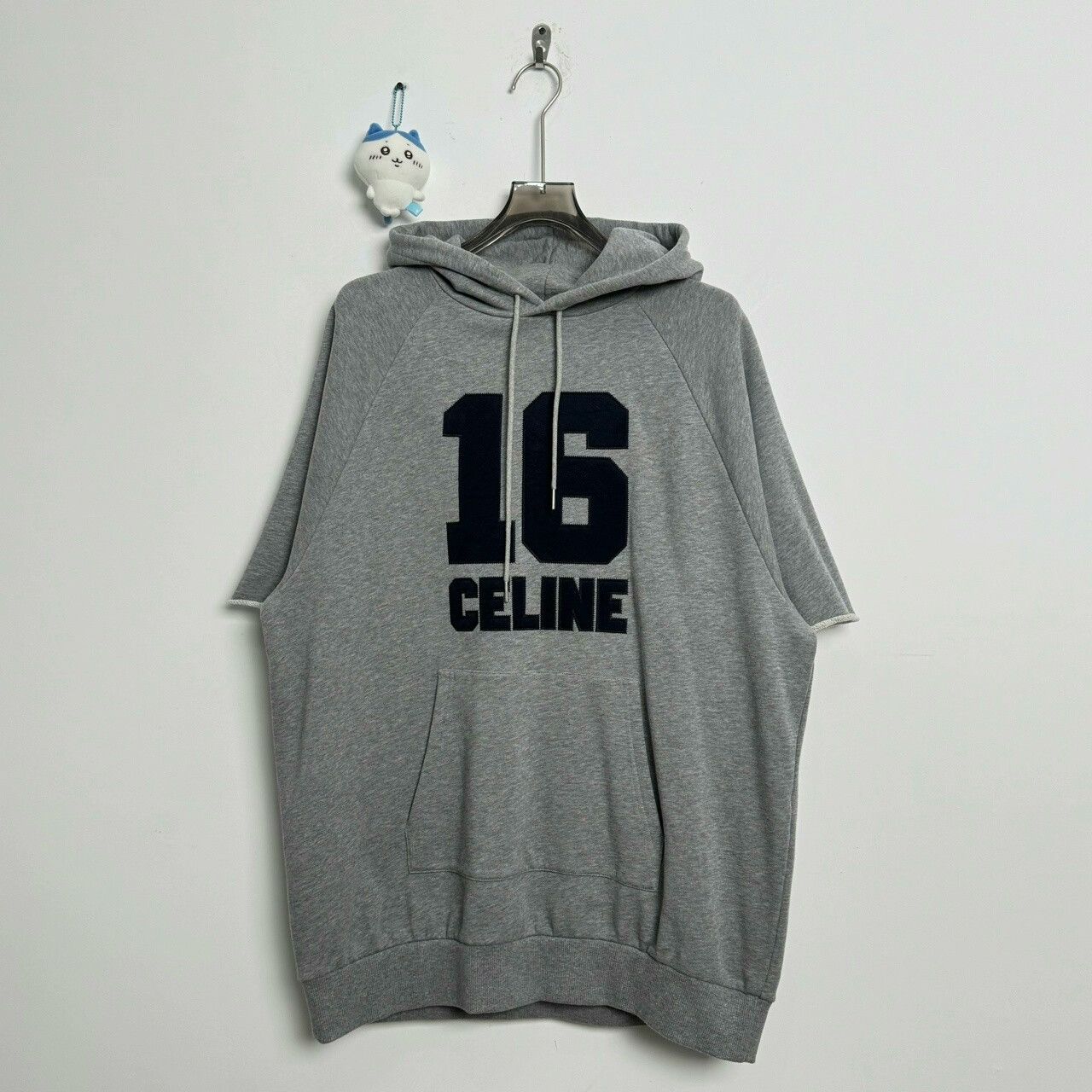 Celine Celine Gray Logo Hoodie Size S Size S / US 4 / IT 40 - 1 Thumbnail