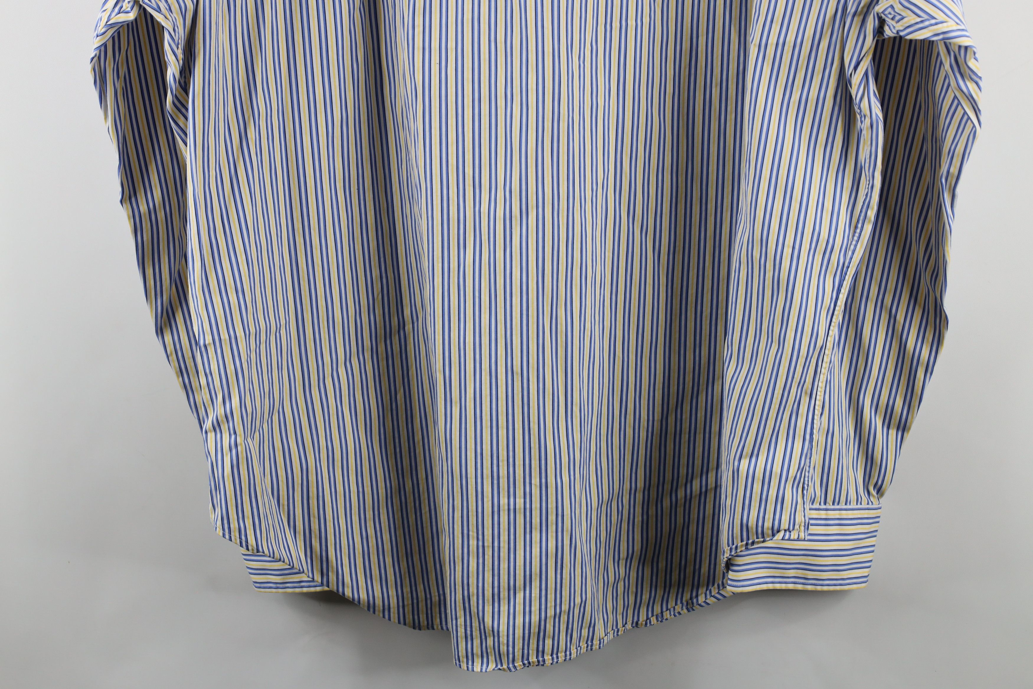 Ralph Lauren × Vintage Vintage 90s Ralph Lauren Fit Striped Collared Button Shirt Size US XXL / EU 58 / 5 - 8 Thumbnail