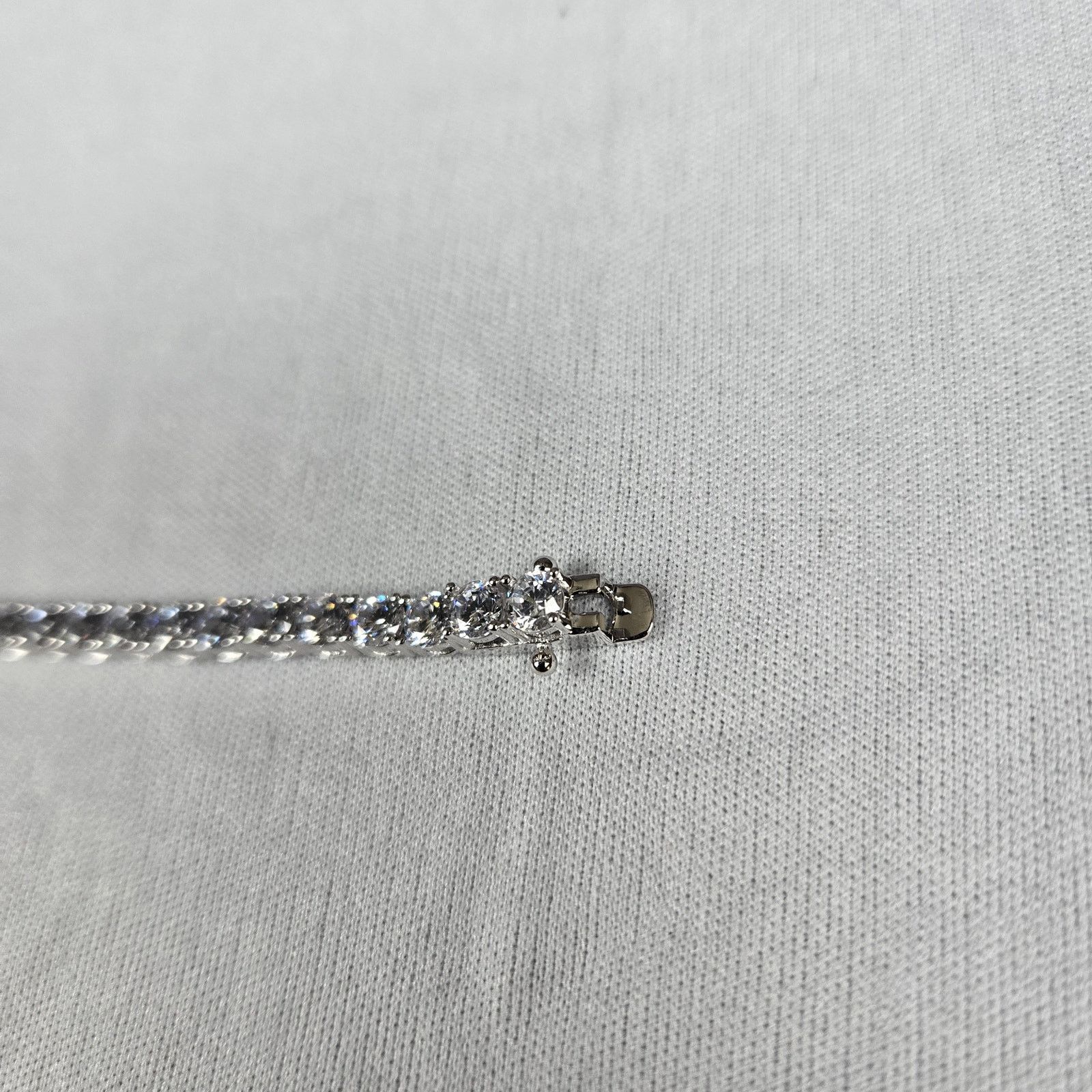Other Tennis bracelet .925 silver with Swarovski Crystals Size ONE SIZE - 5 Thumbnail