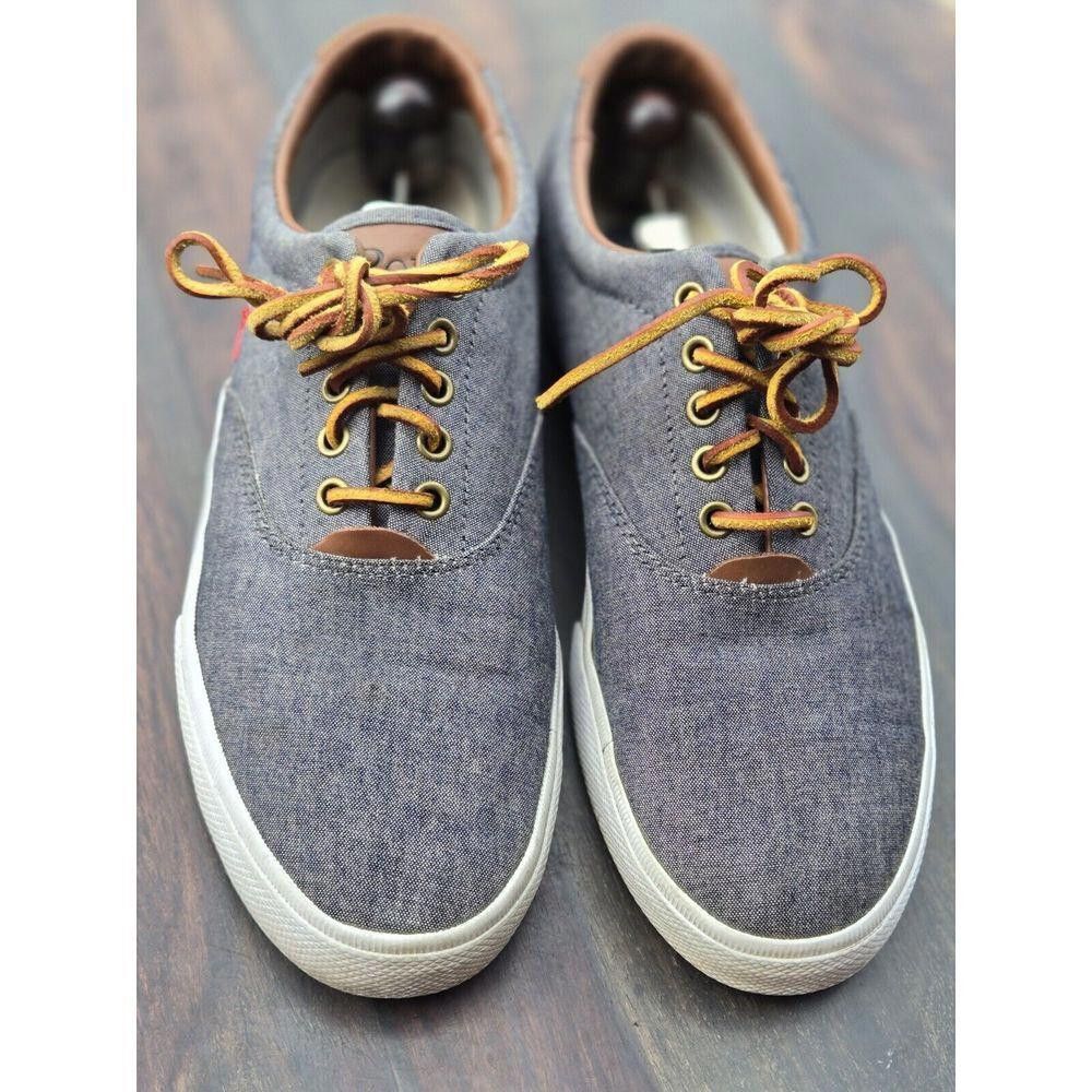 Polo Ralph Lauren Polo Ralph Lauren Vintage Vaughn Mens 10 Denim Boat Shoe D Size US 10 / EU 43 - 6 Thumbnail