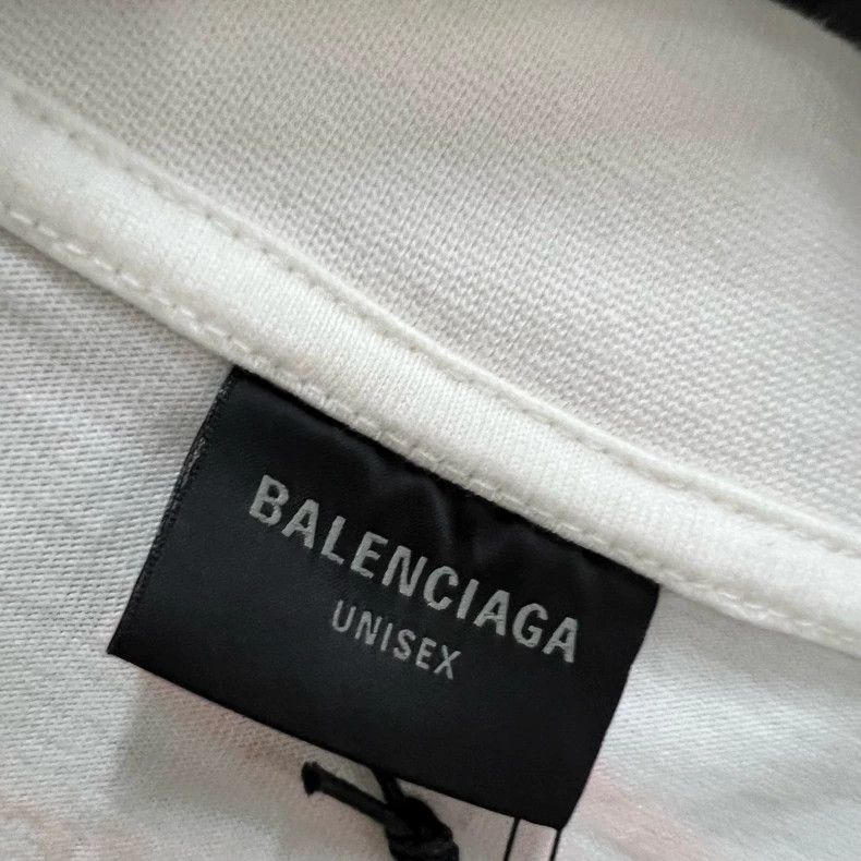 Balenciaga Balenciaga White monogram logo printed short sleeves Size US S / EU 44-46 / 1 - 3 Thumbnail