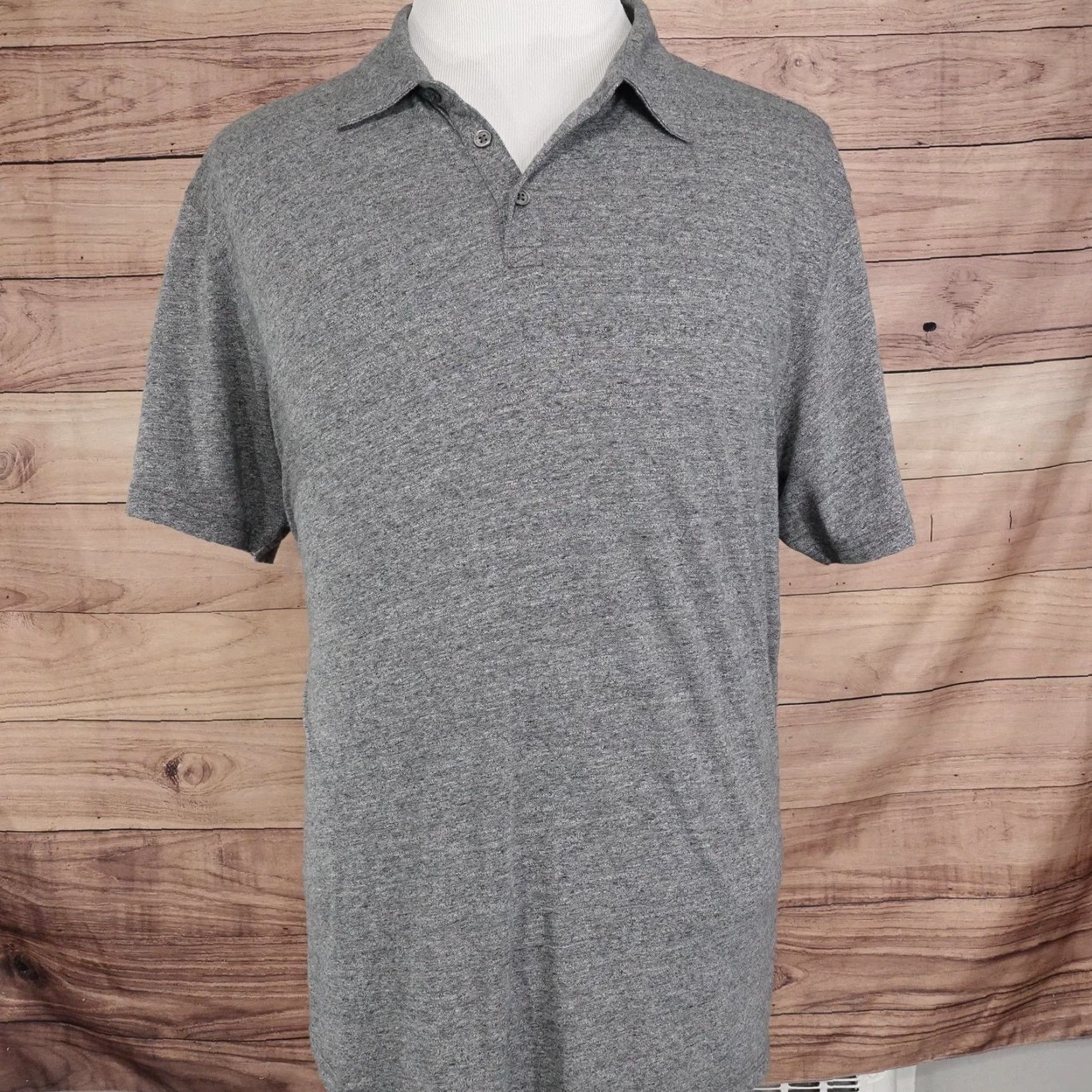 Vintage Zachary Prell Polo Shirt Mens 2XL Gray Heather Short Sleeve Modal Blend Size US XXL / EU 58 / 5 - 3 Thumbnail