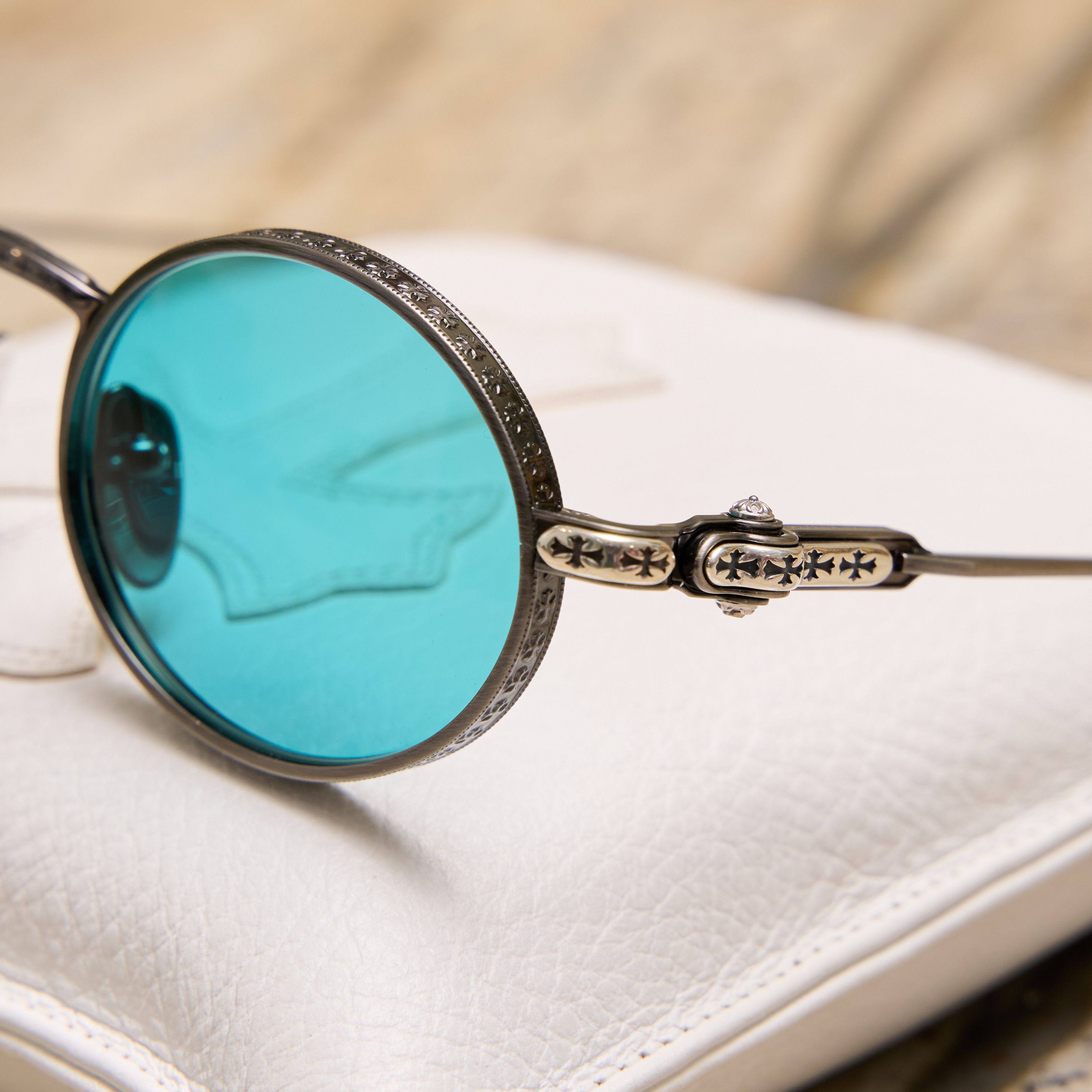Chrome Hearts CHROME HEARTS HONEY DIPPED Pewter-Aquamarine Size ONE SIZE - 3 Thumbnail