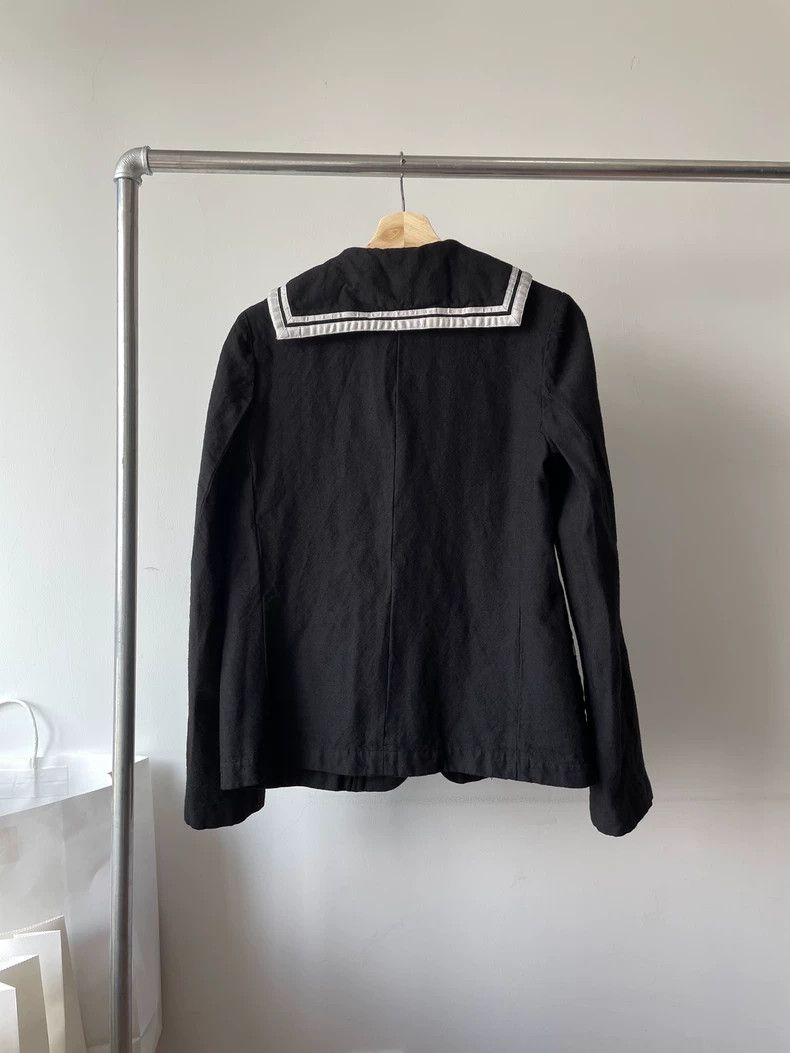 Comme des Garcons Comme Des Garcons Navy Collar Jacket Size S / US 4 / IT 40 - 3 Thumbnail