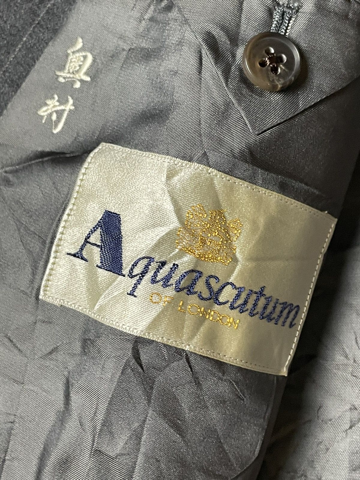 Aquascutum × Japanese Brand × Vintage Aquascutum Brand Double Breasted Coat (108( Size US XS / EU 42 / 0 - 8 Thumbnail