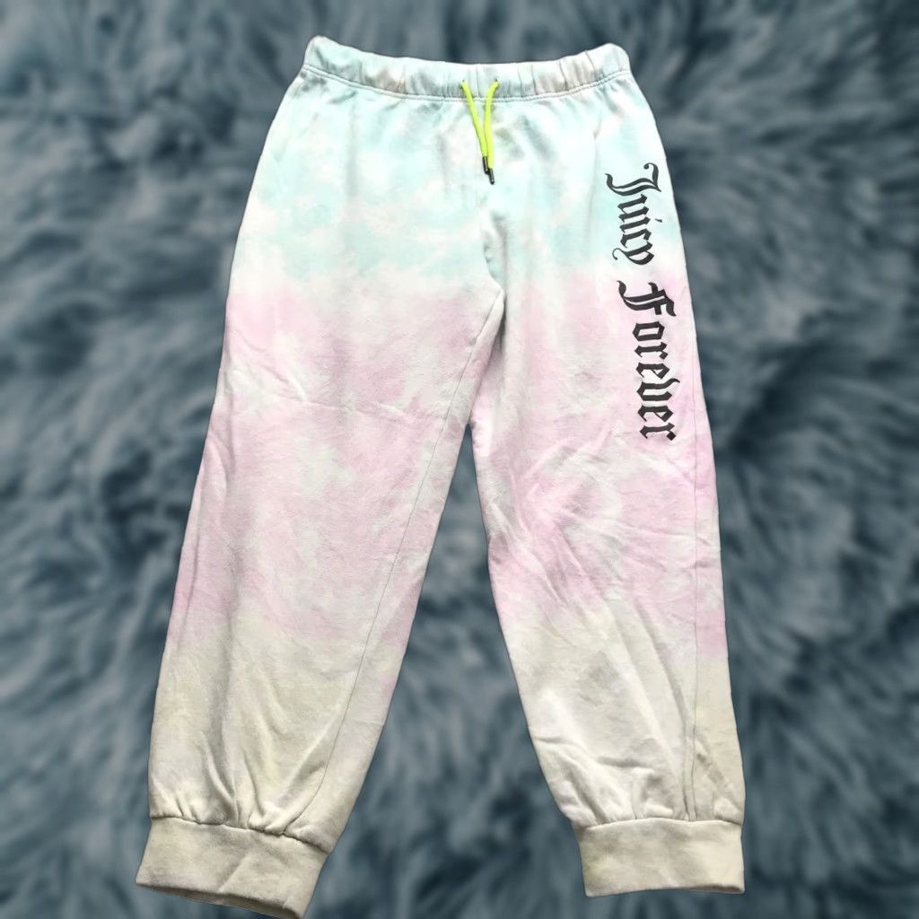 Juicy Couture Juicy Couture Forever 21 Jogger Sweatpants Womens M Pink Drawstring Logo Regular Fit Tapered Casual Pants Size 32" / US 10 / IT 46 - 1 Thumbnail