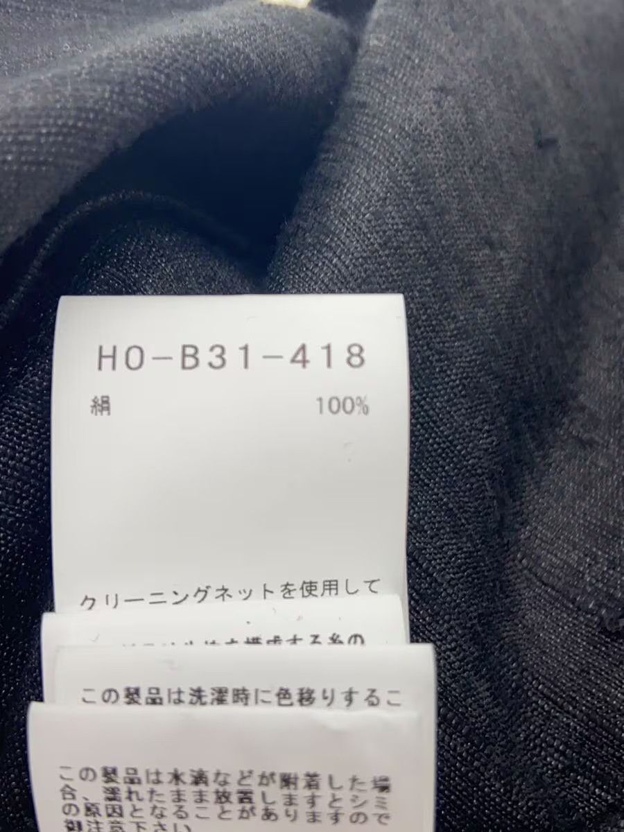Yohji Yamamoto yohji yamamoto POUR HOMME SILK BLK ROUND HEM BLOUSE Size US L / EU 52-54 / 3 - 4 Thumbnail
