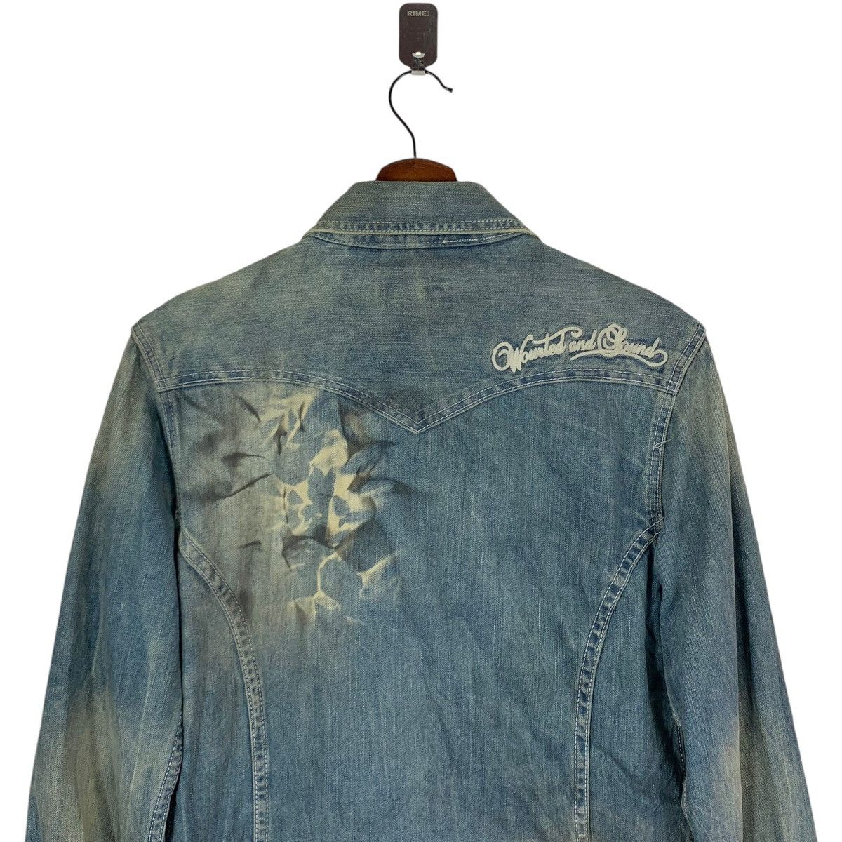 If Six Was Nine × In The Attic VINTAGE IN THE ATTICS PUNK GOTHIC DISTRESSED SNAP BUTTON Size US M / EU 48-50 / 2 - 8 Thumbnail