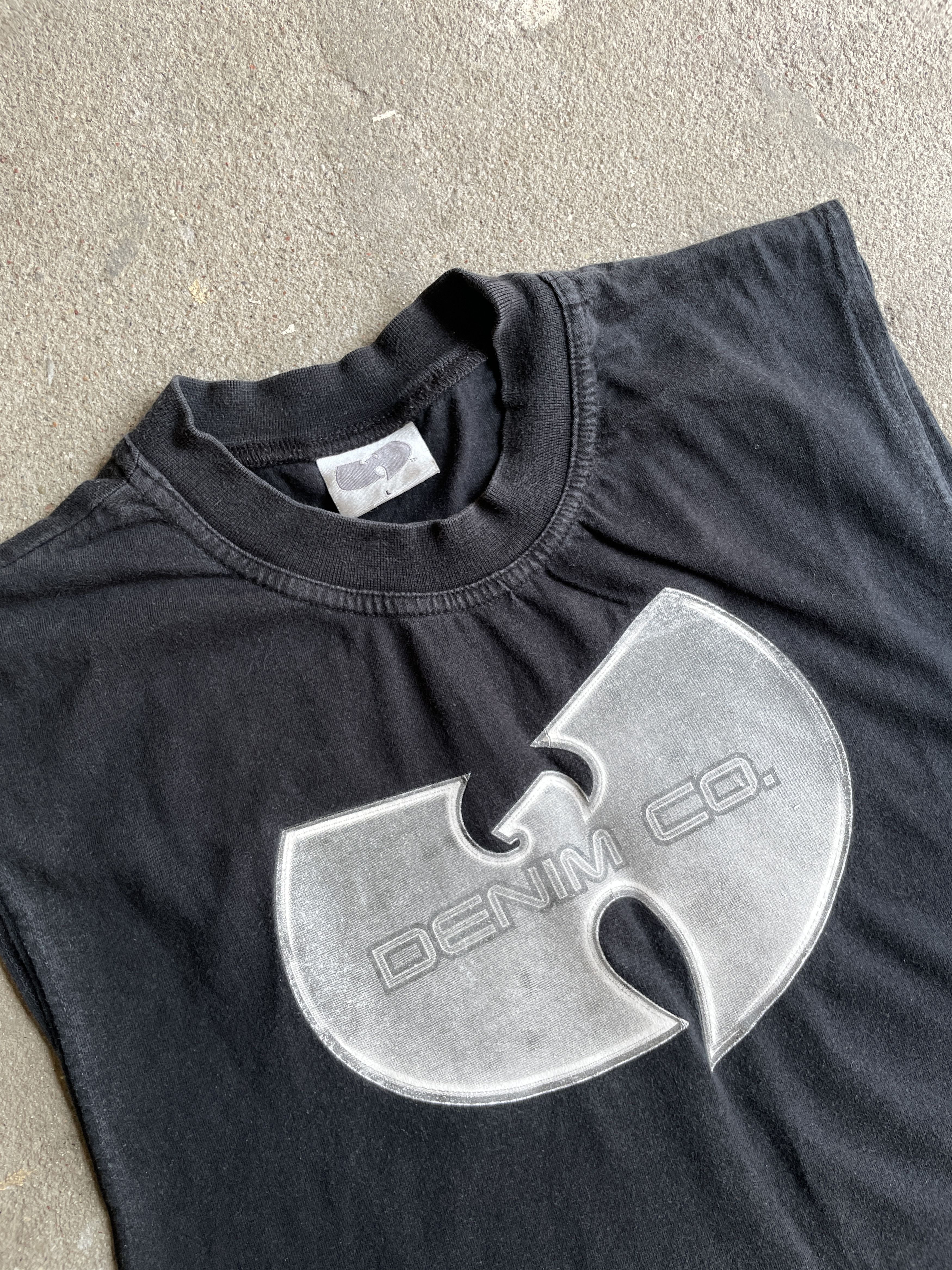Wu-Tang Clan Vintage washed black tank top wu wear Size US L / EU 52-54 / 3 - 3 Thumbnail