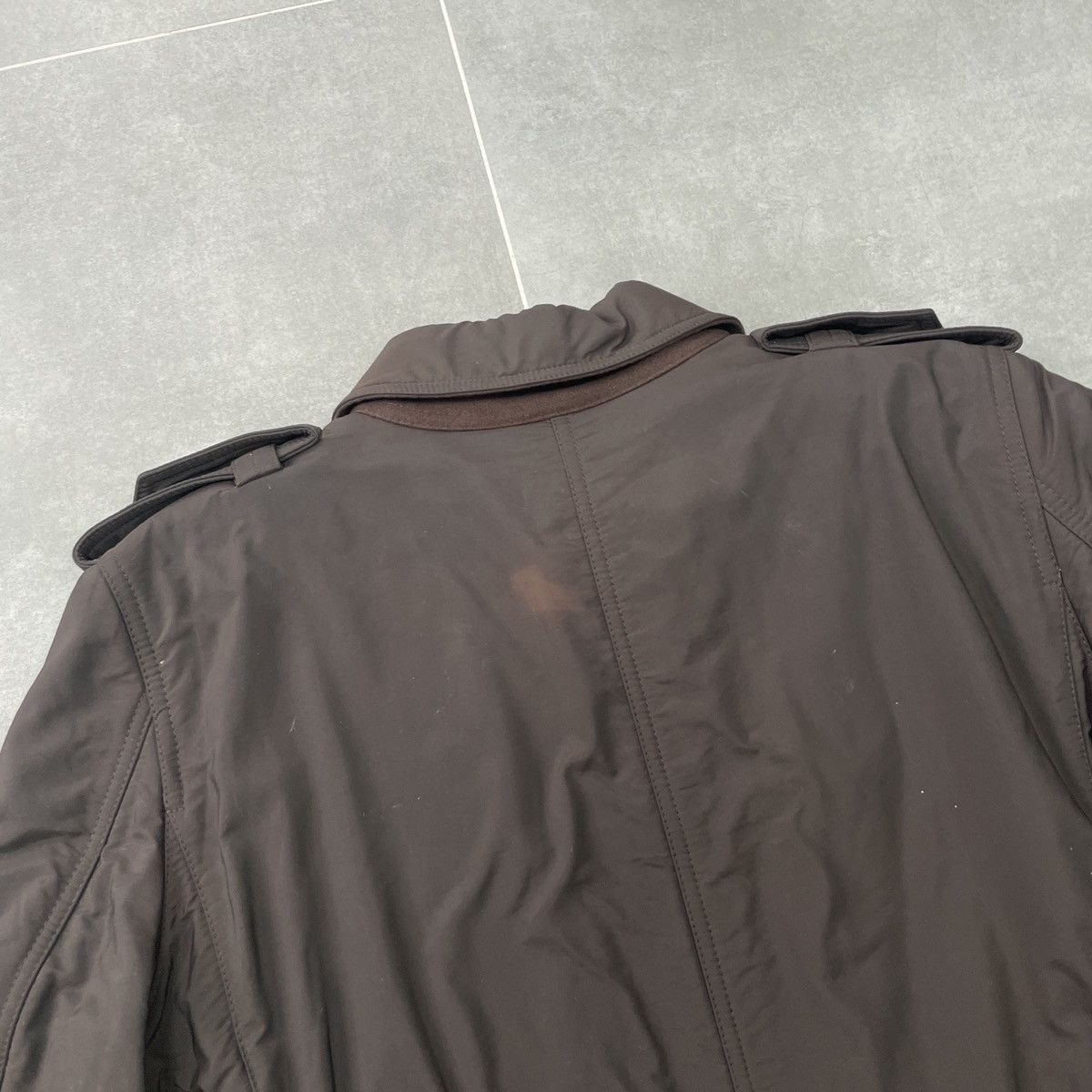 Versace × Vintage Vintage Gianni Versace Women Trench Coat Jacket Size 42 Size M / US 6-8 / IT 42-44 - 24 Thumbnail