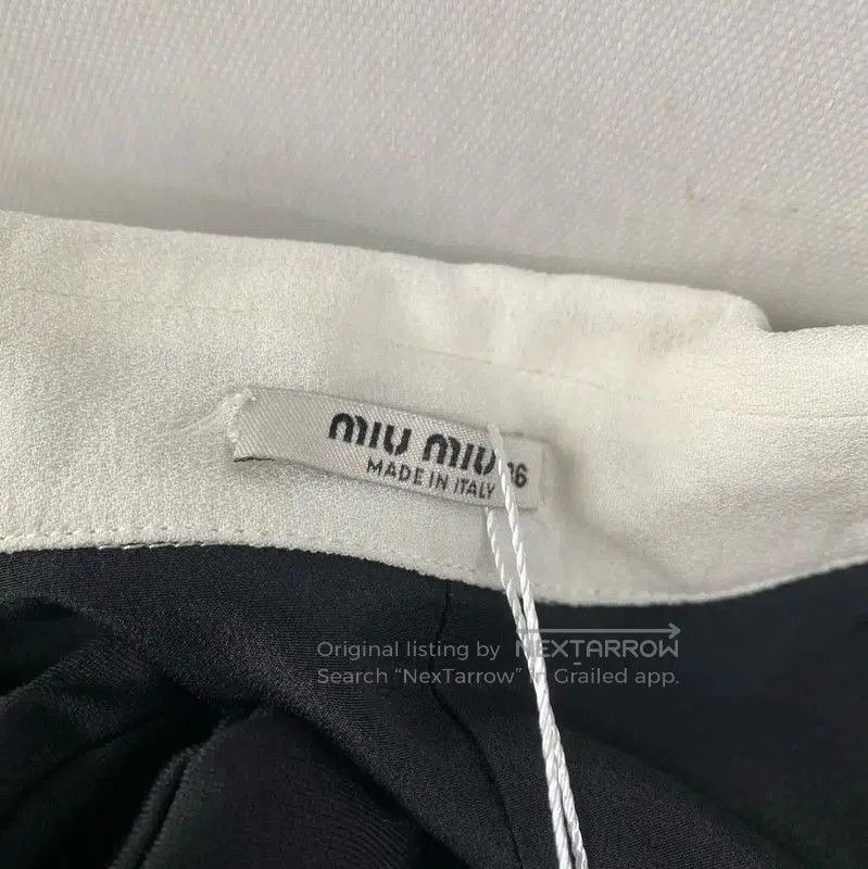 Miu Miu Miu Miu Color Block Long Sleeve Dress . Size S / US 4 / IT 40 - 7 Thumbnail