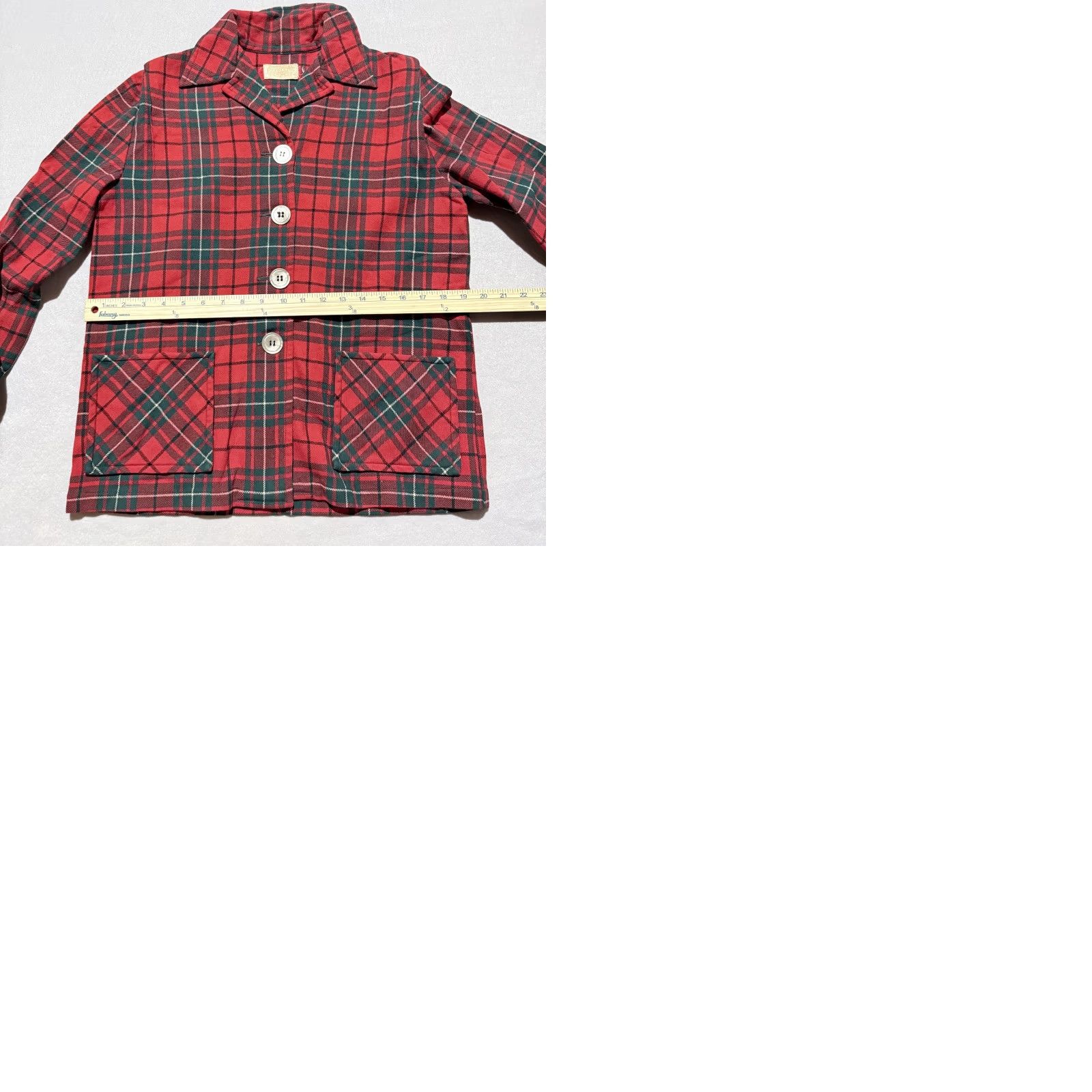 Pendleton Vintage Pendleton 49er Jacket Womens Red/Green Plaid Wool Pockets Button Blazer Medium Size M / US 6-8 / IT 42-44 - 9 Thumbnail