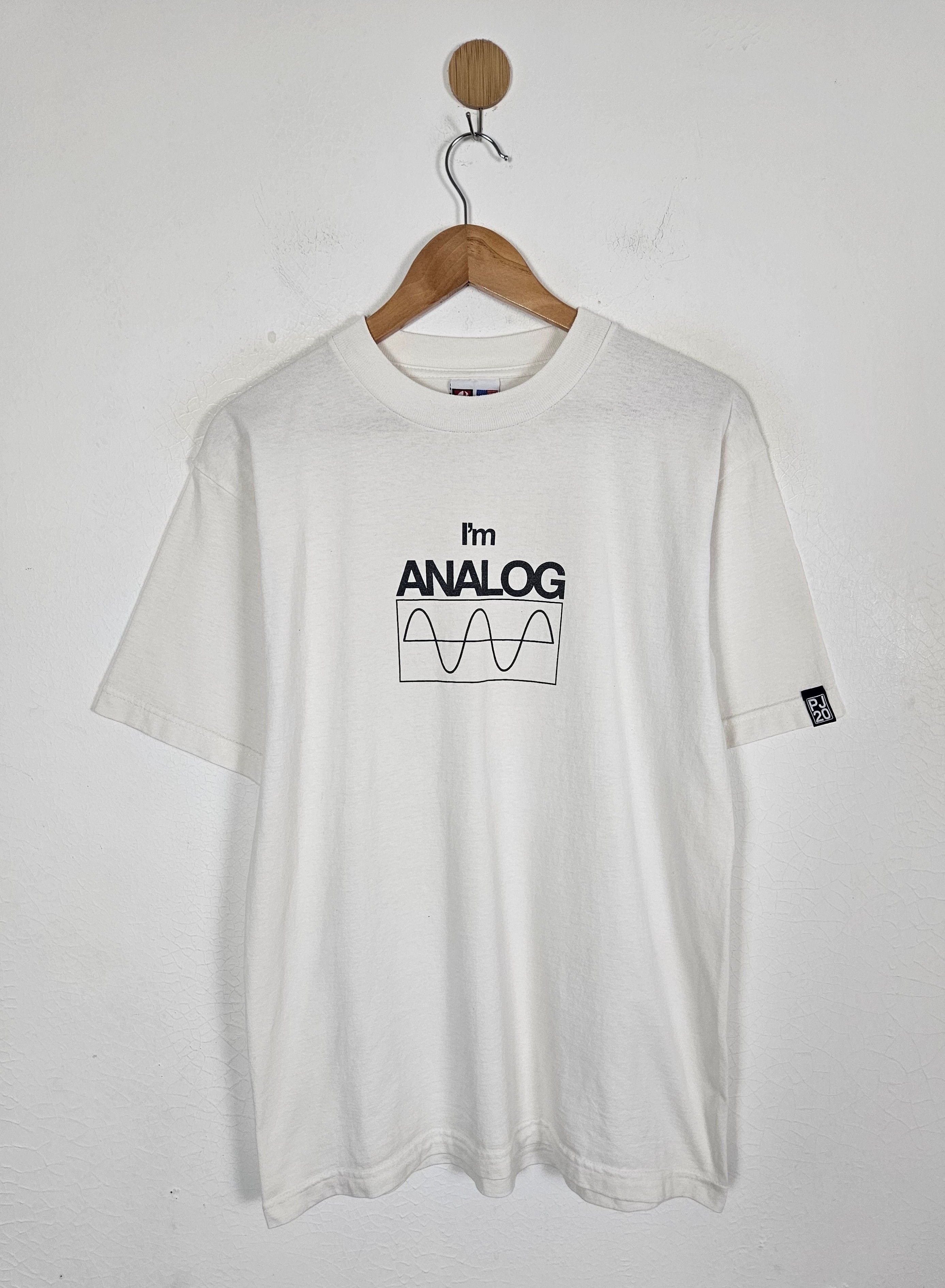 Band Tees × Vintage Vintage Pearl Jam I’m Analog PJ20 Band Tee shirt Size US M / EU 48-50 / 2 - 1 Thumbnail