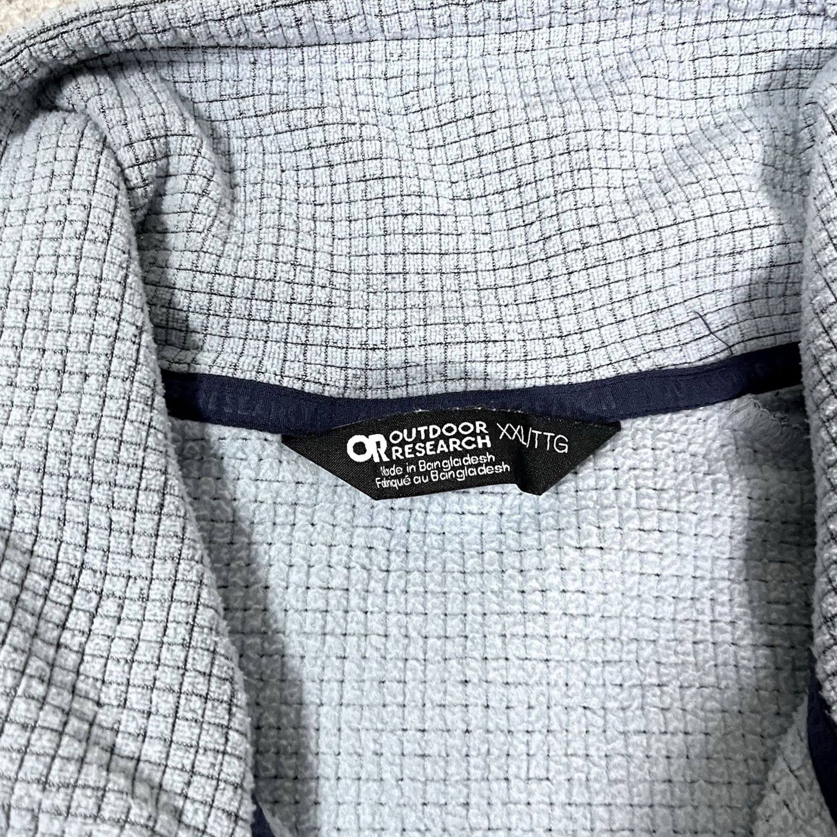 Outdoor Research Outdoor Research Pullover Mens 2XL Snap Button Grid Fleece Waffle Long Sleeve Blue Outdoors 2XL Mens Pullover Fleece Size US XXL / EU 58 / 5 - 3 Thumbnail