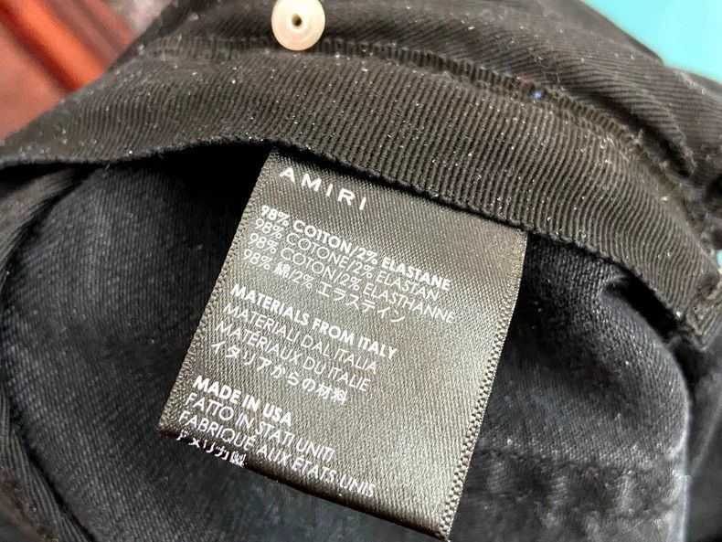 Amiri Amiri Elastic Denim Pants Size US 34 / EU 50 - 8 Thumbnail