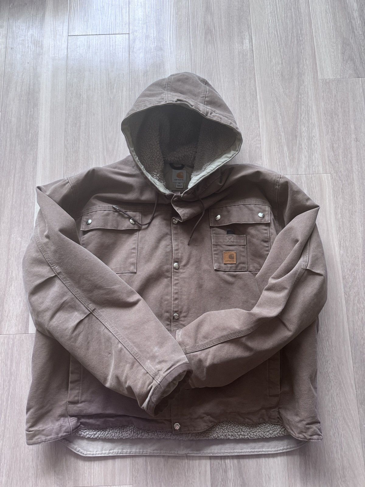 Carhartt Vintage Carhartt Hooded Jacket Size US XXL / EU 58 / 5 - 1 Thumbnail
