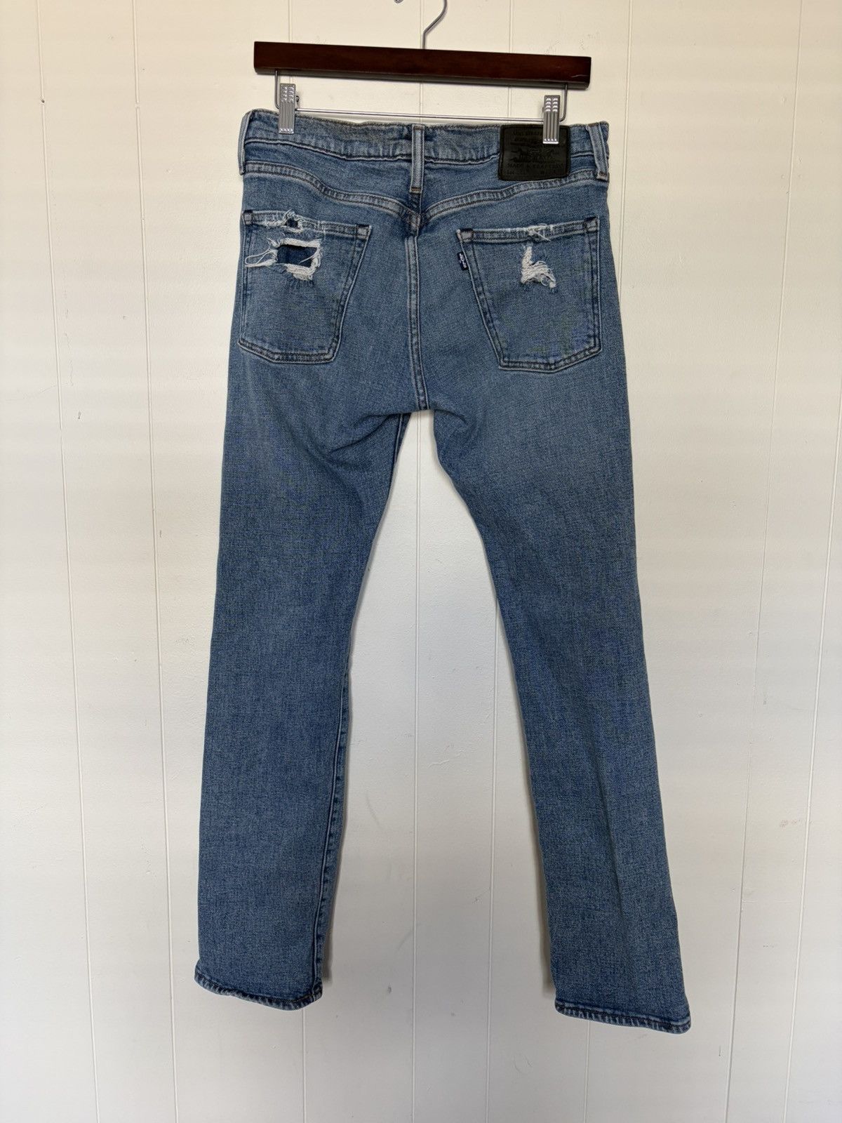 Levi's Made & Crafted Levis 511 made and crafted distressed blue jeans Size US 32 / EU 48 - 5 Thumbnail