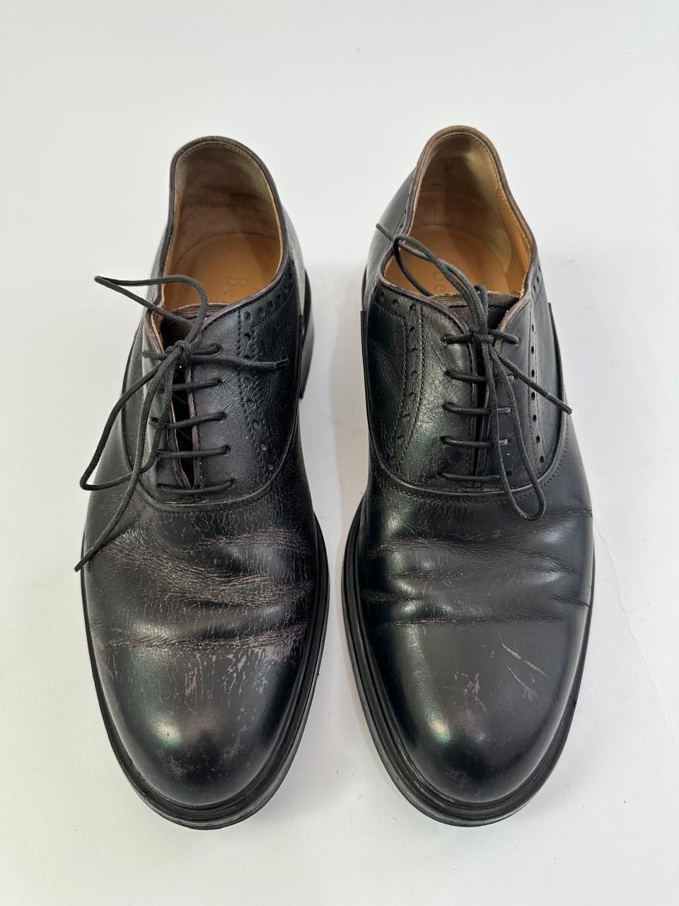 Berluti Berluti Black Leather Lace Up Oxfords Size 6.5 UK| 7.5 US Size US 6.5 / EU 39-40 - 1 Thumbnail