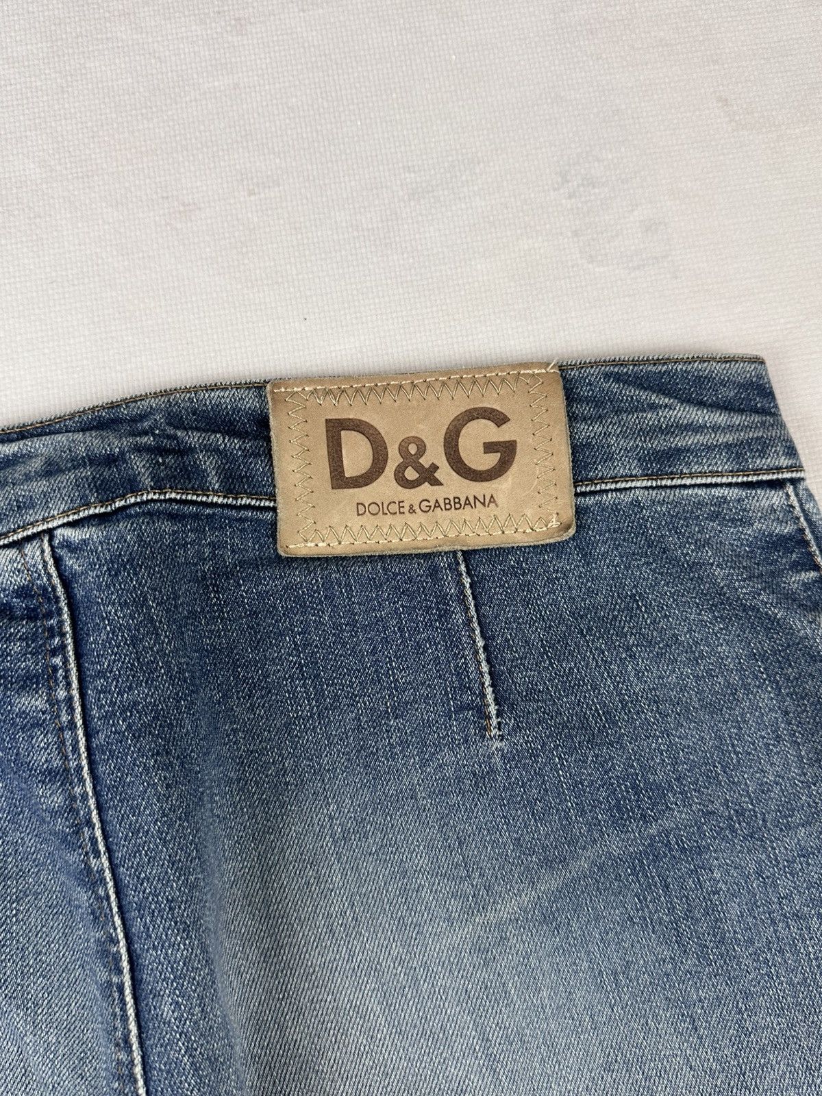 Dolce & Gabbana × Japanese Brand Avant Garde Vintage Dolce & Gabbana 00s Baggy Japanese LGB Size 28" / US 6 / IT 42 - 6 Thumbnail