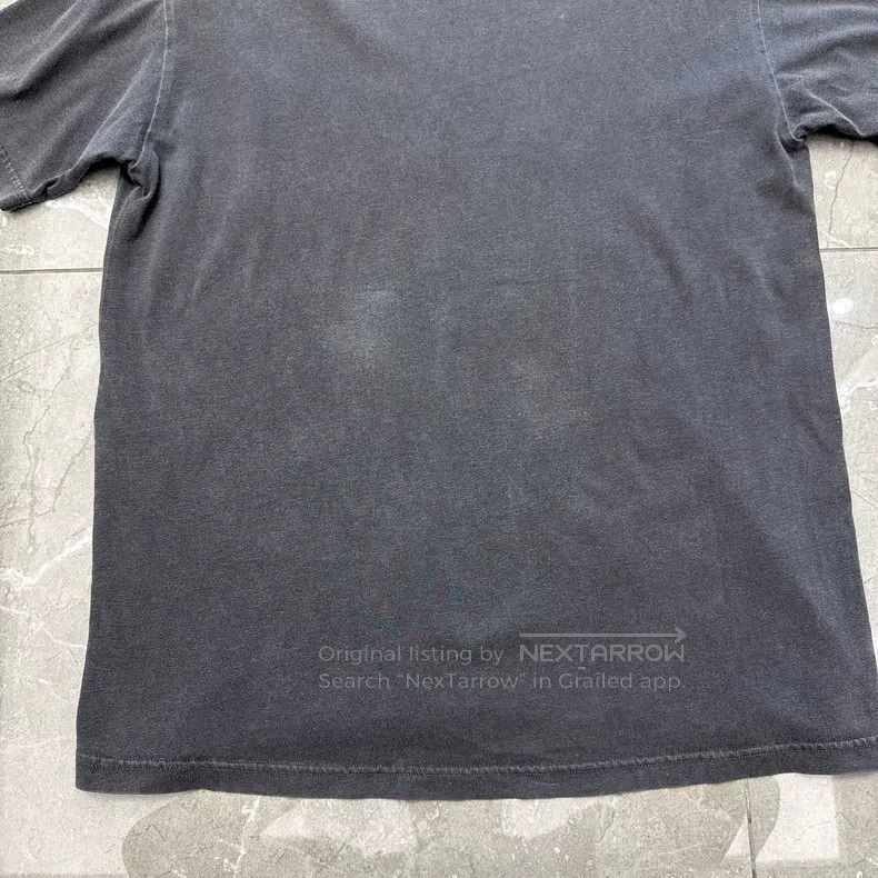 Balenciaga Balenciaga Washed distressed short-sleeved T-shirt Size L / US 10 / IT 46 - 5 Thumbnail