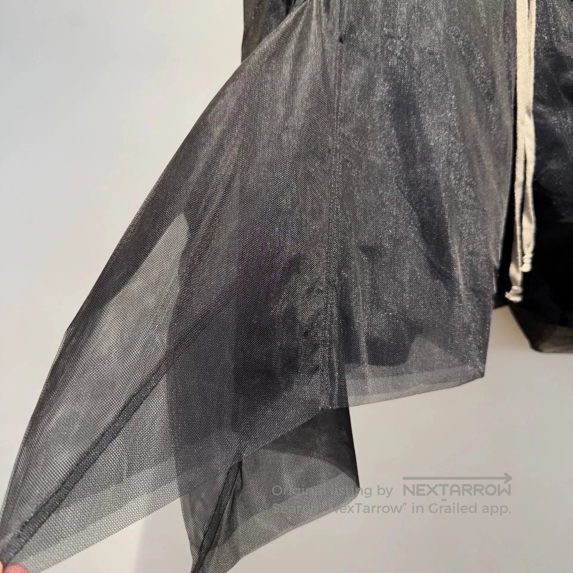 Rick Owens rick owens drawstring tulle skirt. Size 41" - 3 Thumbnail
