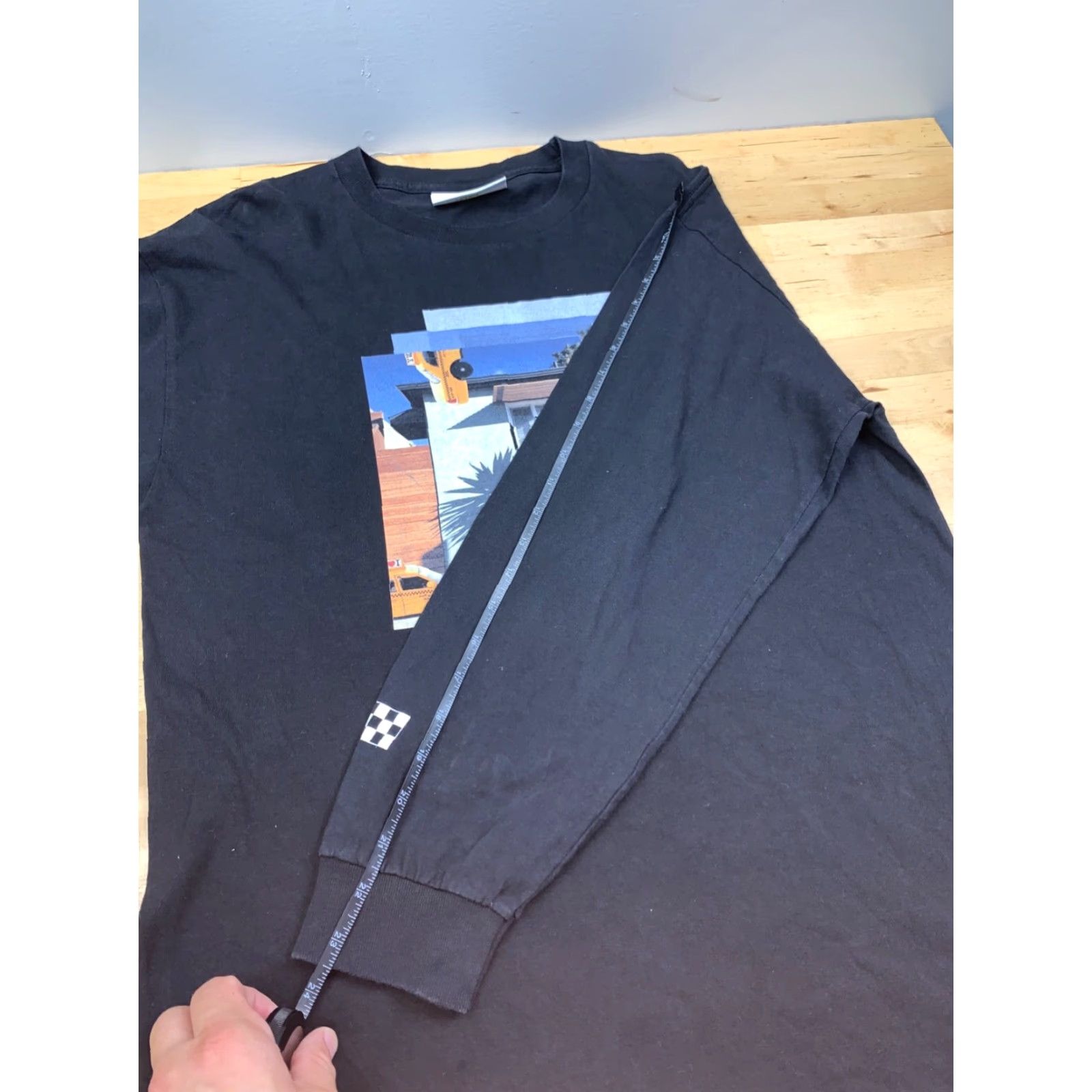 Vintage Locals Only Shirt Mens L Black Long Sleeve Crew Neck 1904 #8839 Size US L / EU 52-54 / 3 - 6 Thumbnail