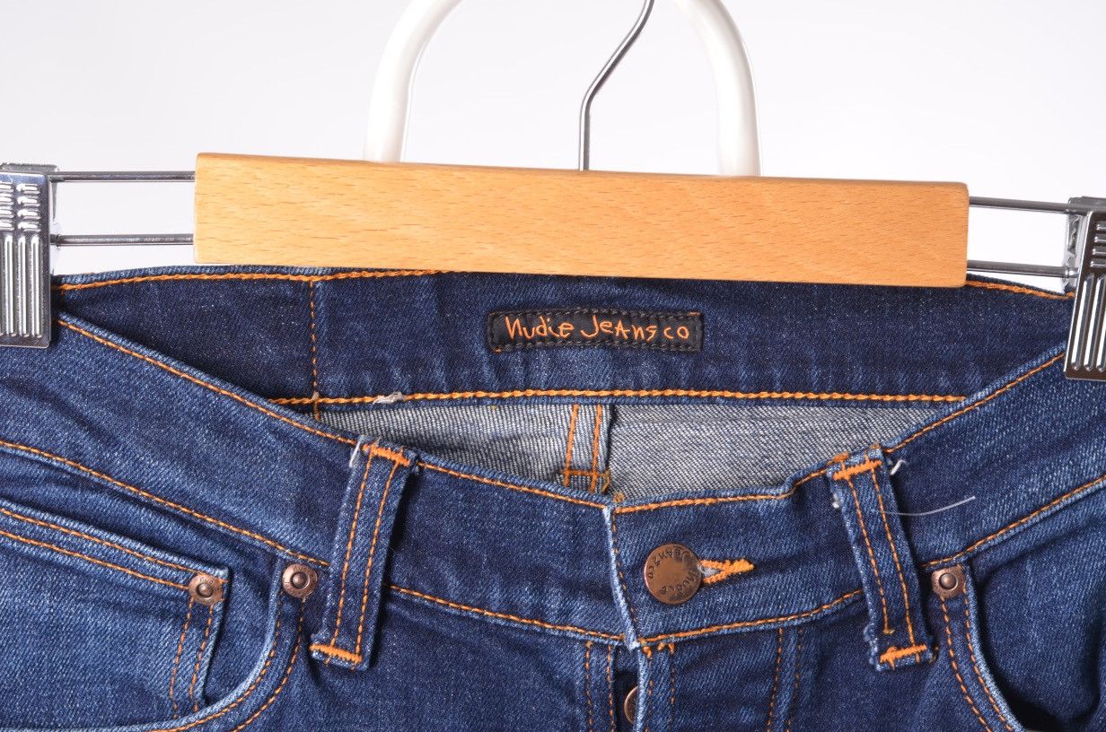 Nudie Jeans NUDIE JEANS Dude Dan Dark Deep Worn Regular Size W29 L32 Size US 29 - 4 Thumbnail