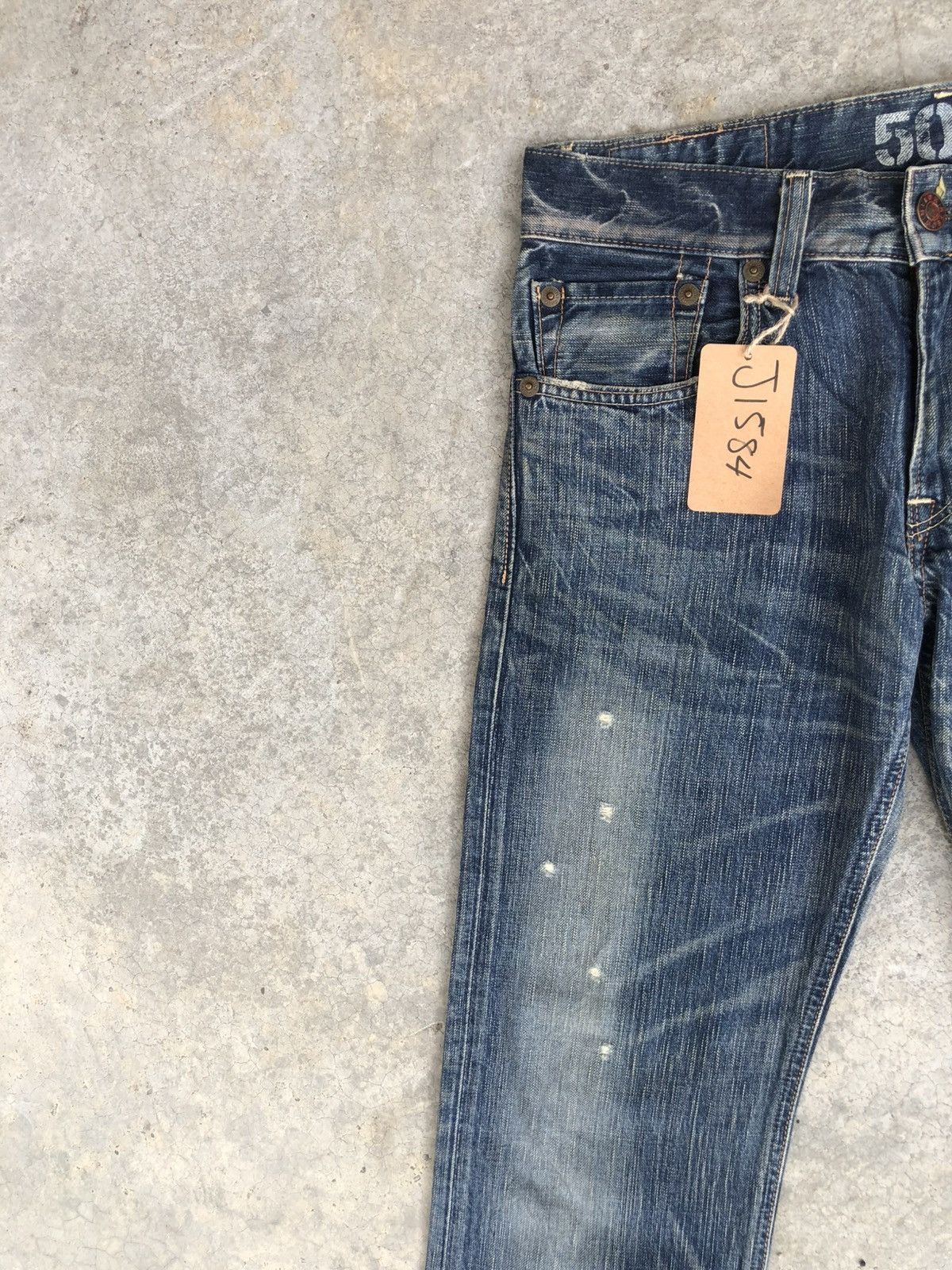 If Six Was Nine Japanese Edwin 503 Flared Jeans Distressed Jeans Size US 32 / EU 48 - 4 Thumbnail