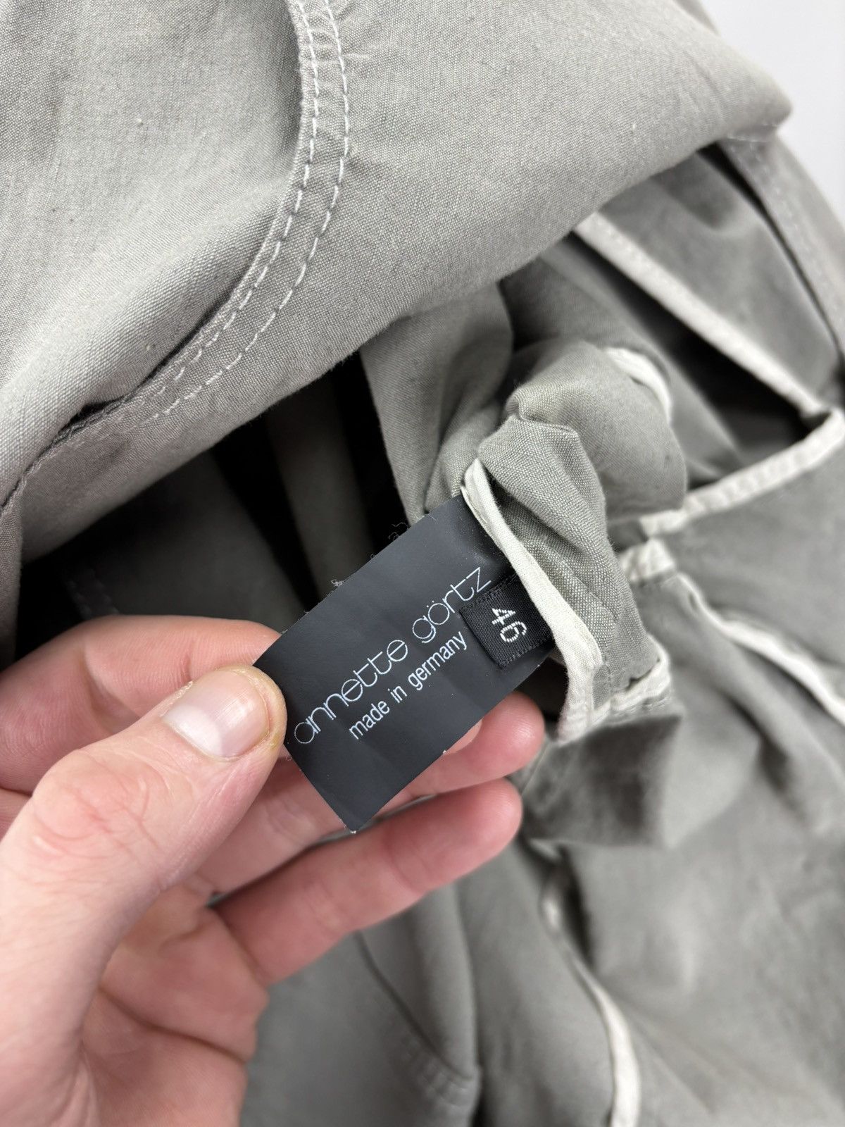 Annette Gortz Womens jacket Annette Gortz Size 46 Color Gray Size L / US 10 / IT 46 - 12 Thumbnail