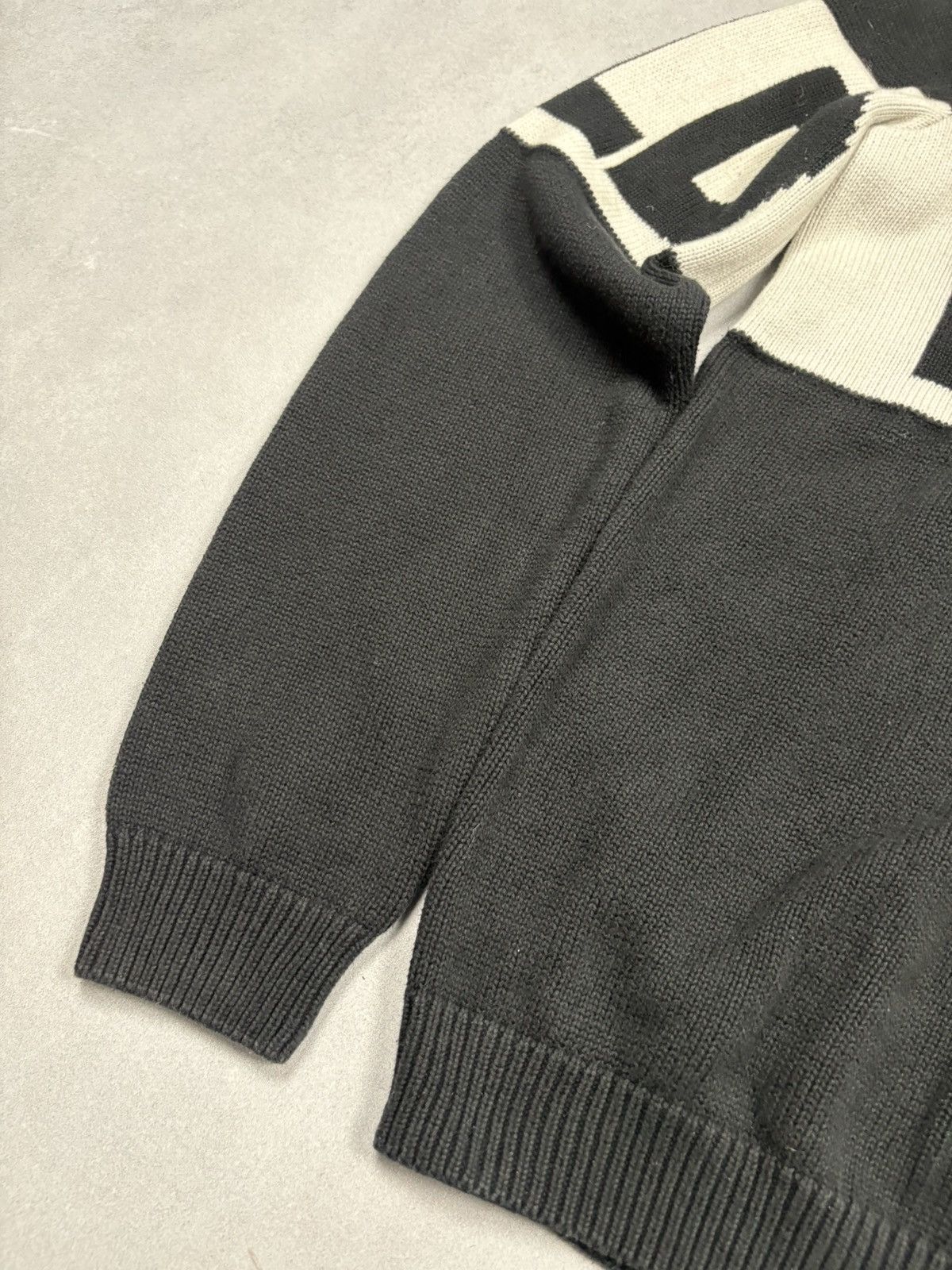 Karl Lagerfeld Karl Lagerfeld Logo Knit Sweater Black Big Graphic S-M Size US S / EU 44-46 / 1 - 8 Thumbnail