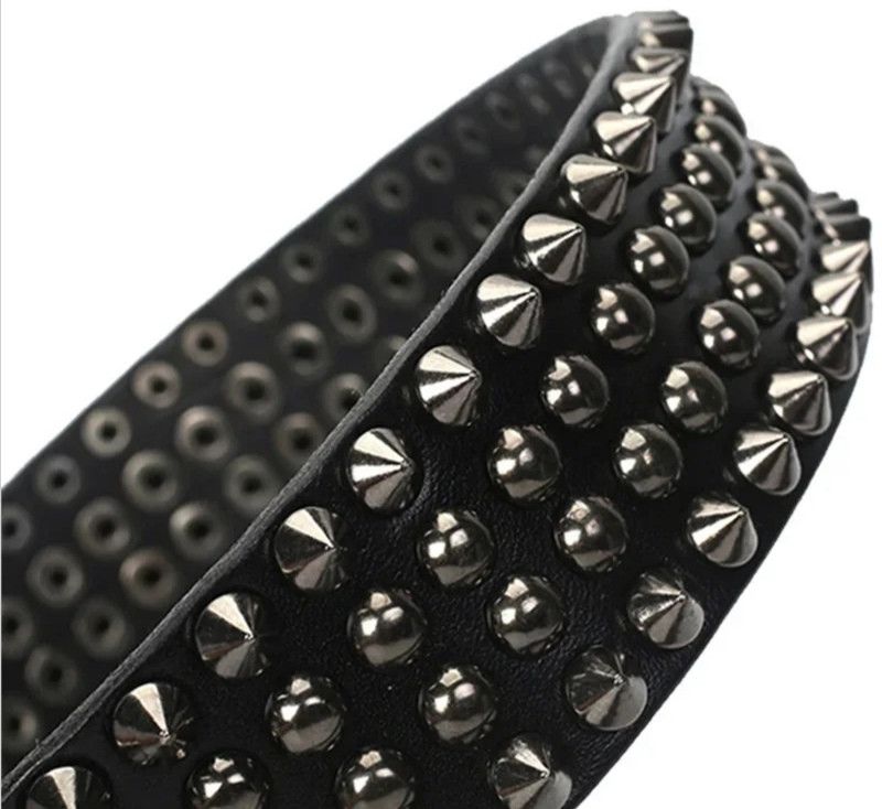 Japanese Brand Spike rivet pin belt Size ONE SIZE - 2 Thumbnail