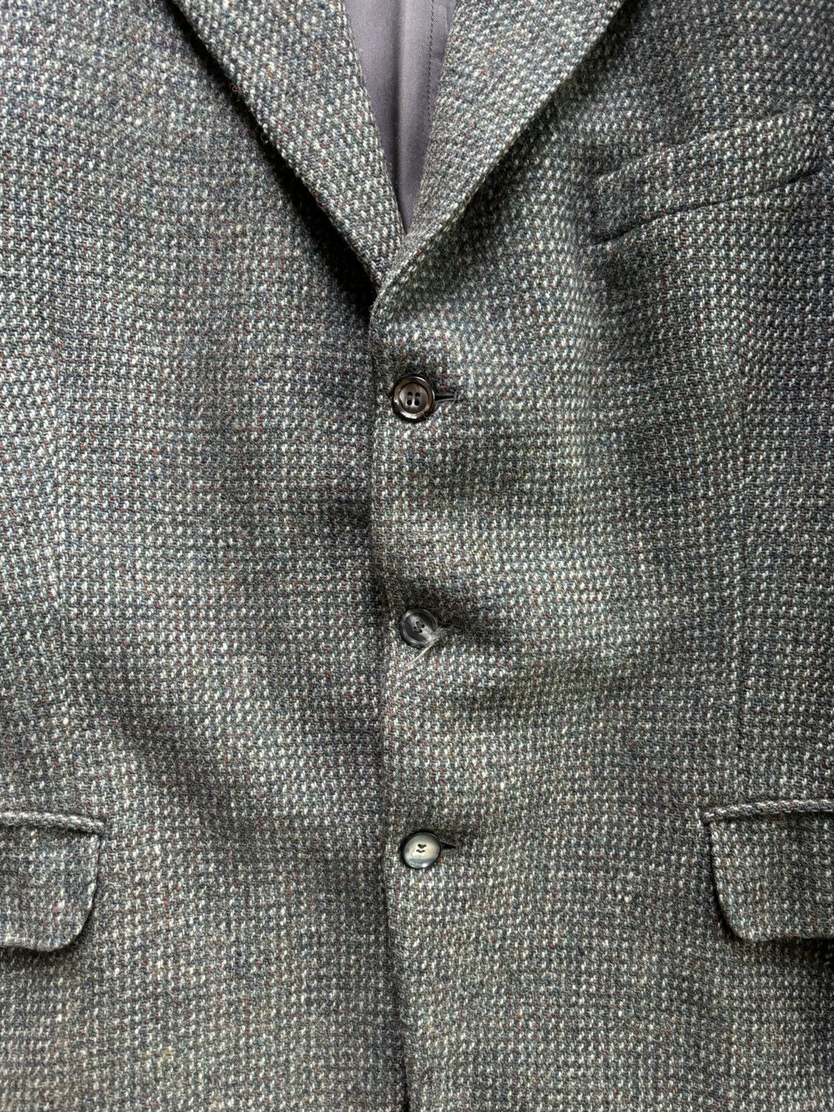 Harris Tweed × Vintage Vintage Blazer Harris Tweed Heavy Wool XL Large Sports Coat Size 46R - 6 Thumbnail